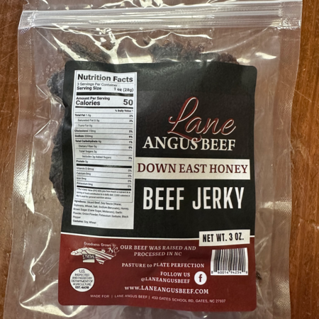 Beef Jerky - Down East Honey