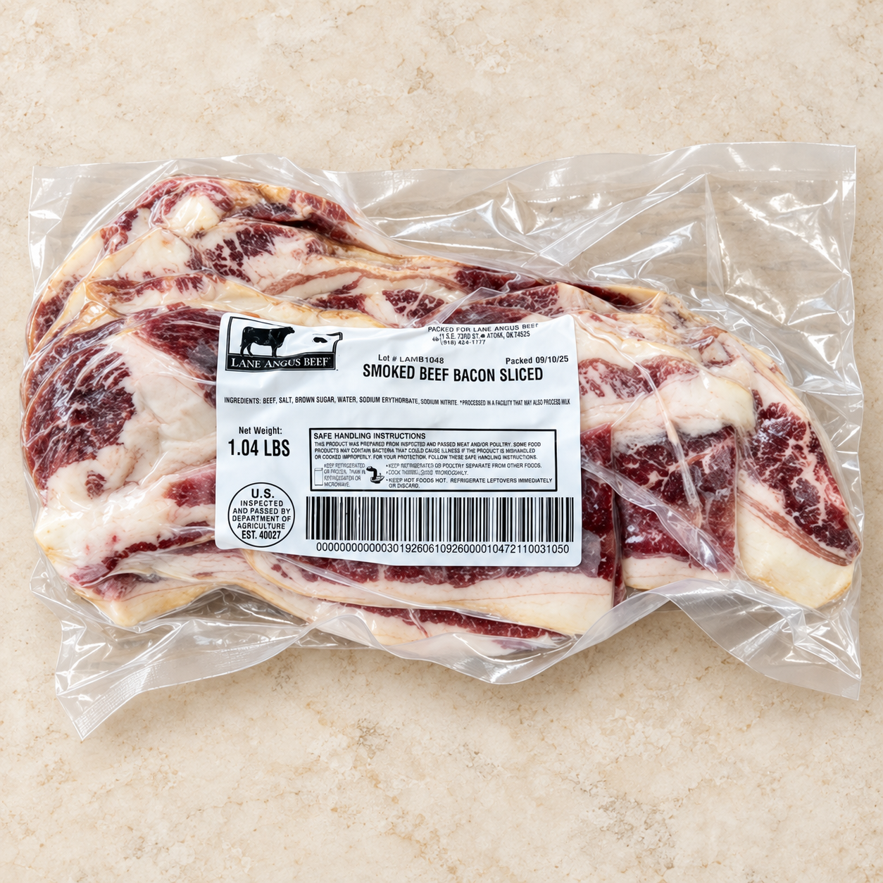Beef Bacon Sliced