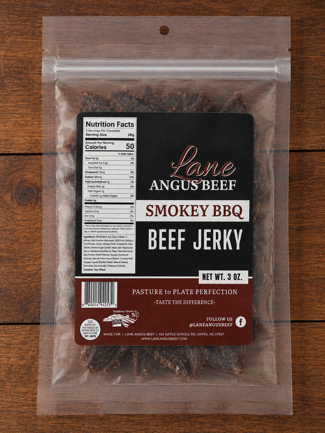 Beef Jerky - Smokey BBQ