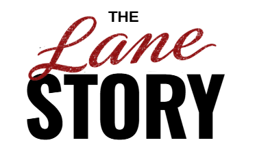 Logo for 'The Lame Story' with stylized text in black and red.