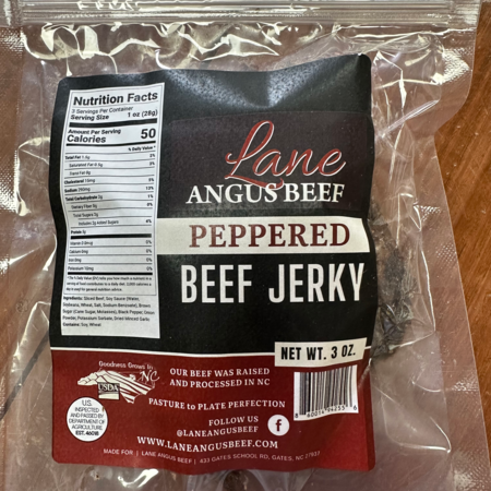 Beef Jerky - Peppered