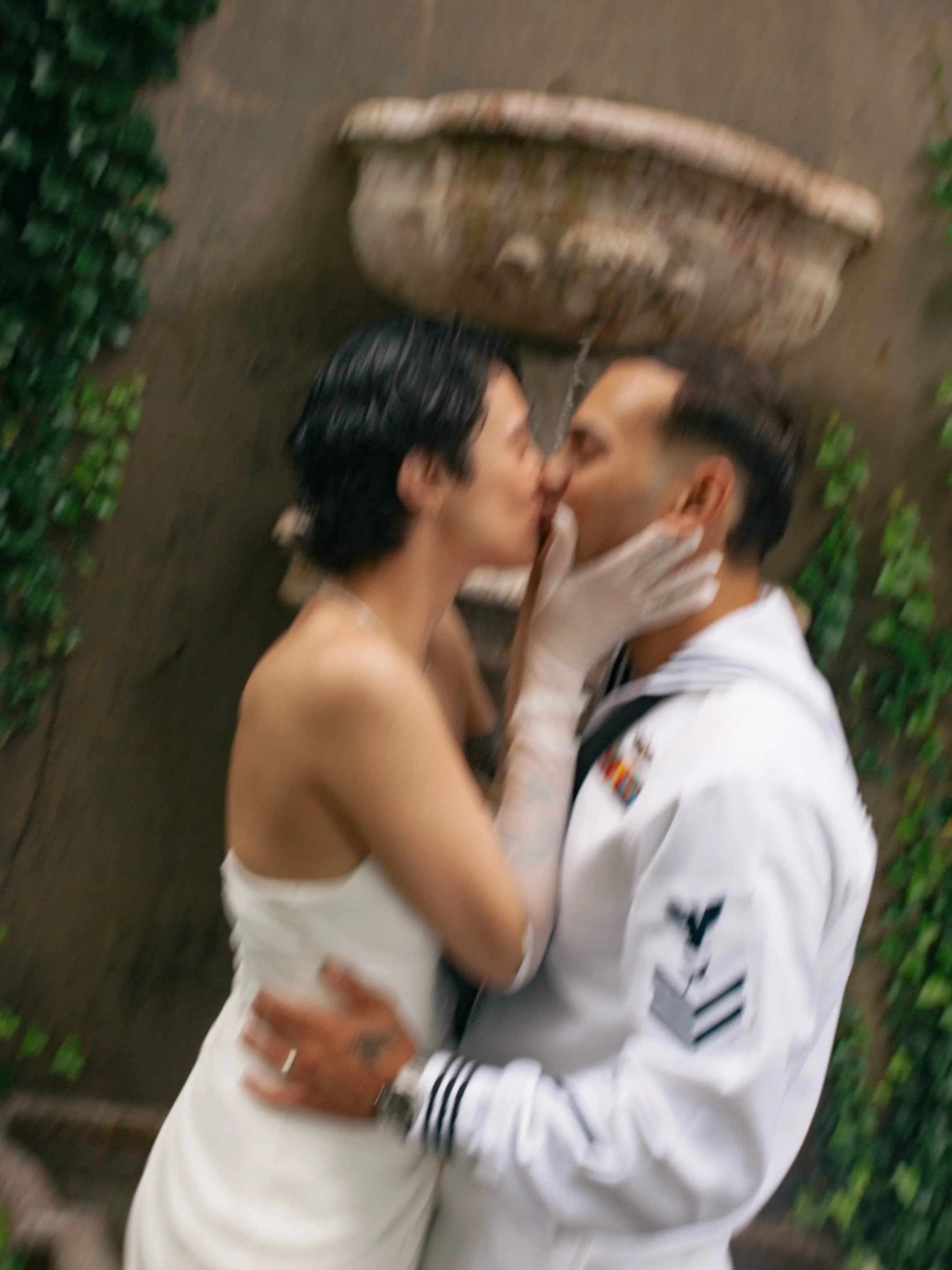 Some days don&rsquo;t go exactly as planned&mdash;and that&rsquo;s usually where the best photographs happen.

This elopement at Harkness Memorial State Park in Waterford, Connecticut was one of those days. 
The rain came along with us, but instead o