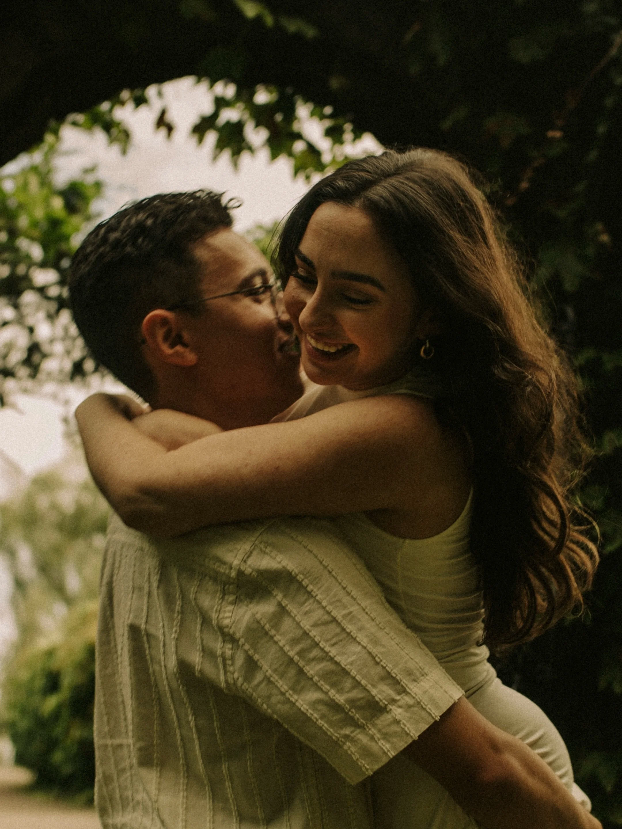 The second part of this session feels a little closer.

Less about the gardens and architecture, and more about the two of them &mdash; the way they look at each other, the little touches, the laughing, the kisses, and all those moments that happen w