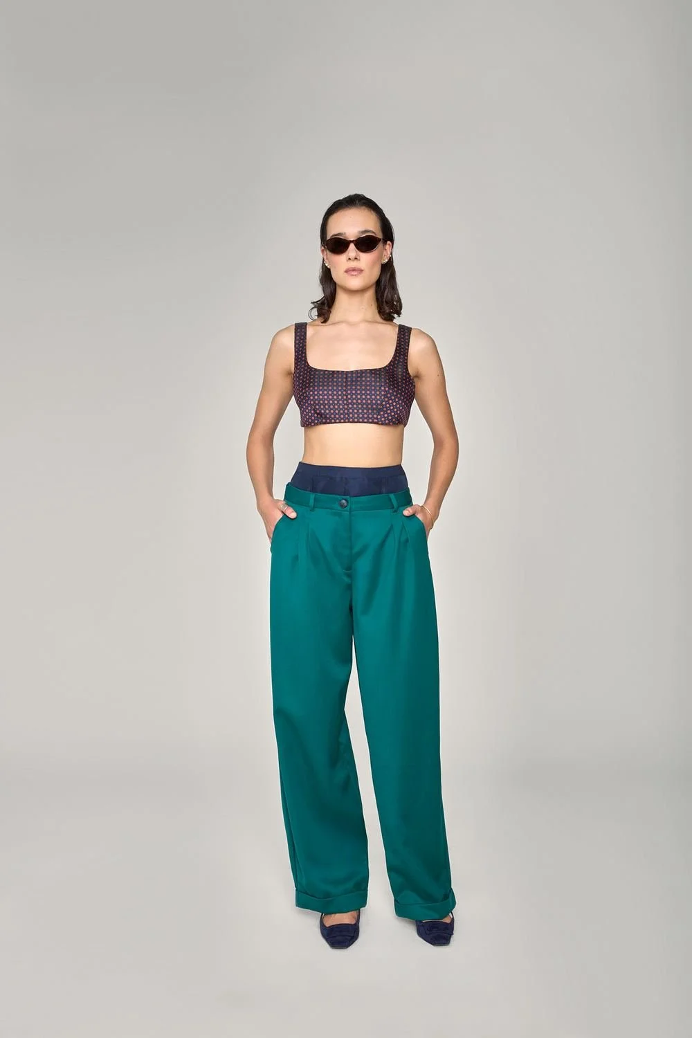 DEPOSIT - Iris Bra Top, Silk Jacquard