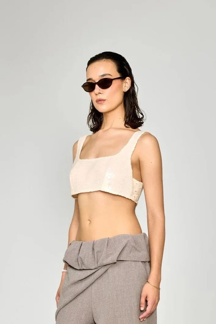 DEPOSIT - Iris Bra Top, Sequin
