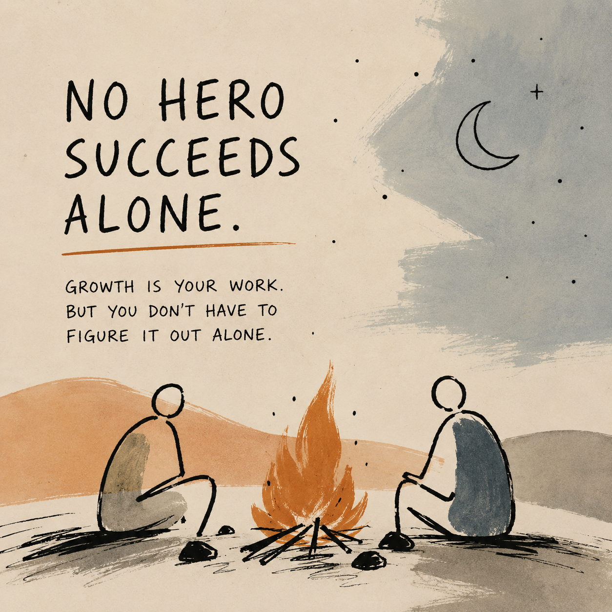 Having support along the way
