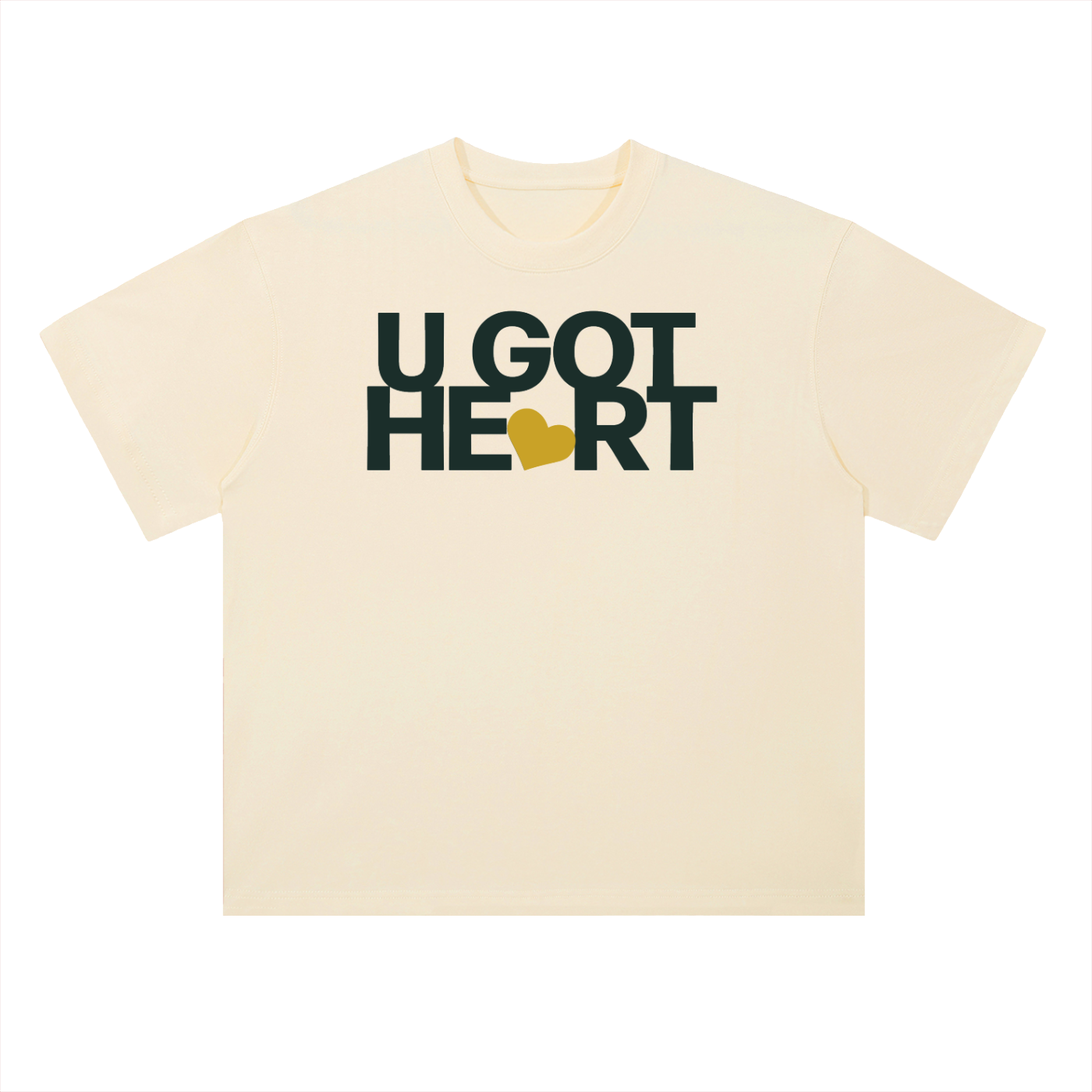 Cream U Got Heart T-Shirt