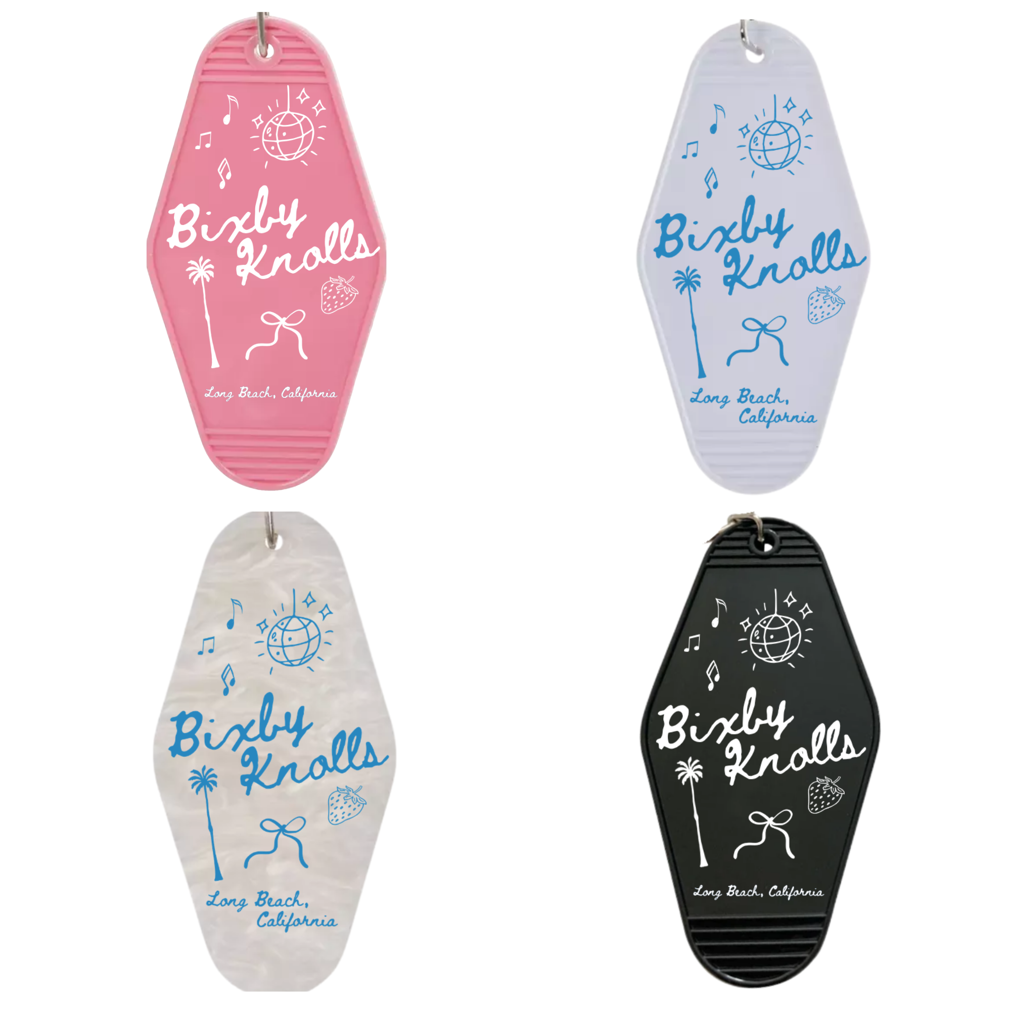 Retro Motel Keychains