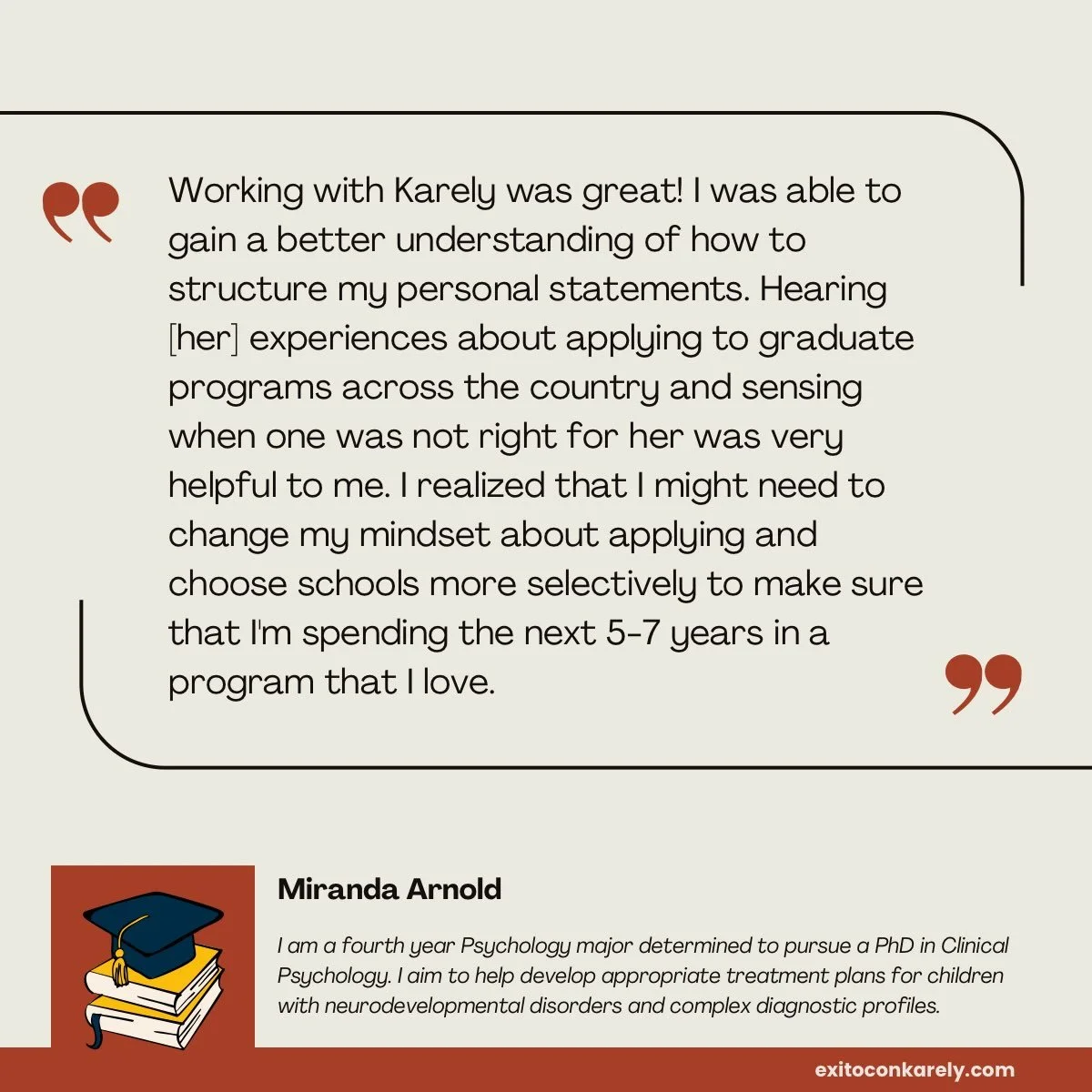 I am passionate about mentoring students!

I recently had the opportunity to mentor a new student who joined the research lab I was part of during my masters program.

Miranda shared &ldquo;I was hoping for advice about applying to Clinical Psycholog
