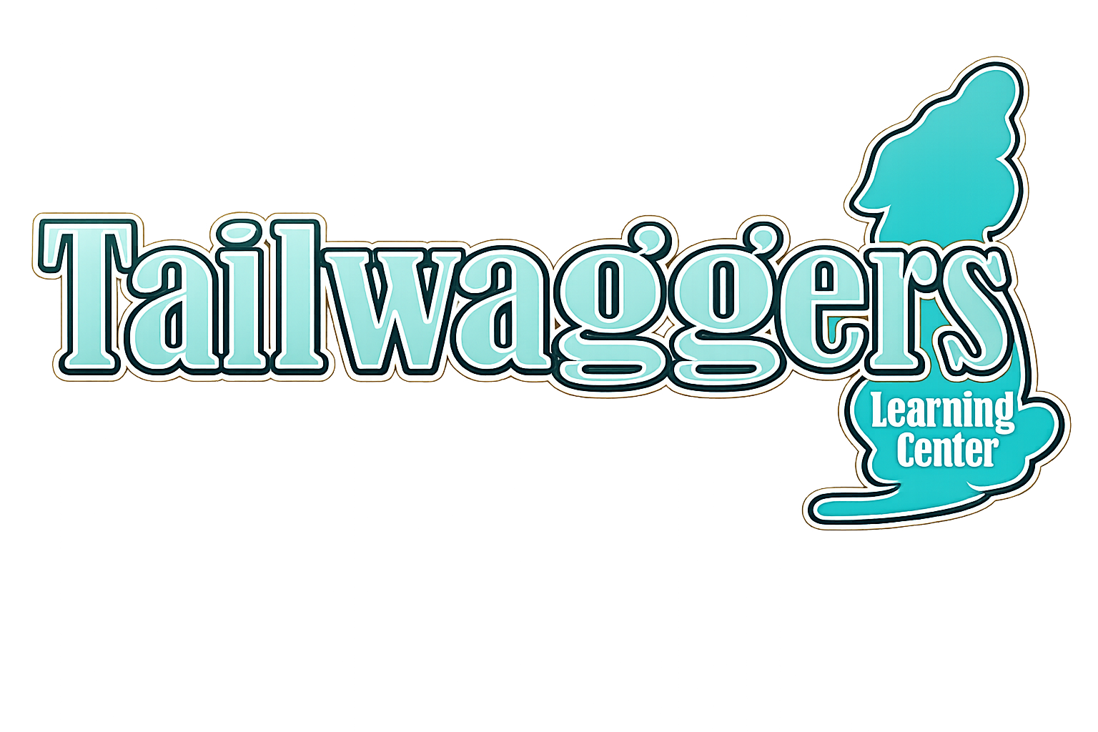 Official Tailwaggers Learning Center logo representing a South Florida dog training club offering agility, canine sports, educational programs, and community events in Loxahatchee, Florida.