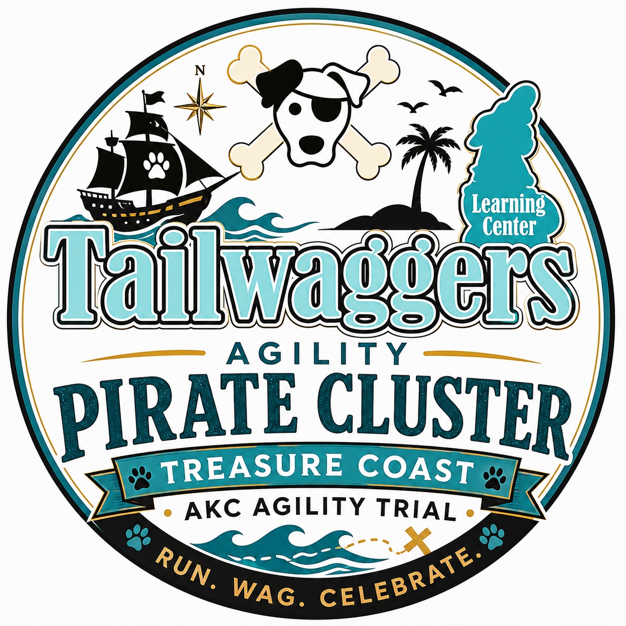 Tailwaggers Learning Center Pirate Cluster Agility Trial