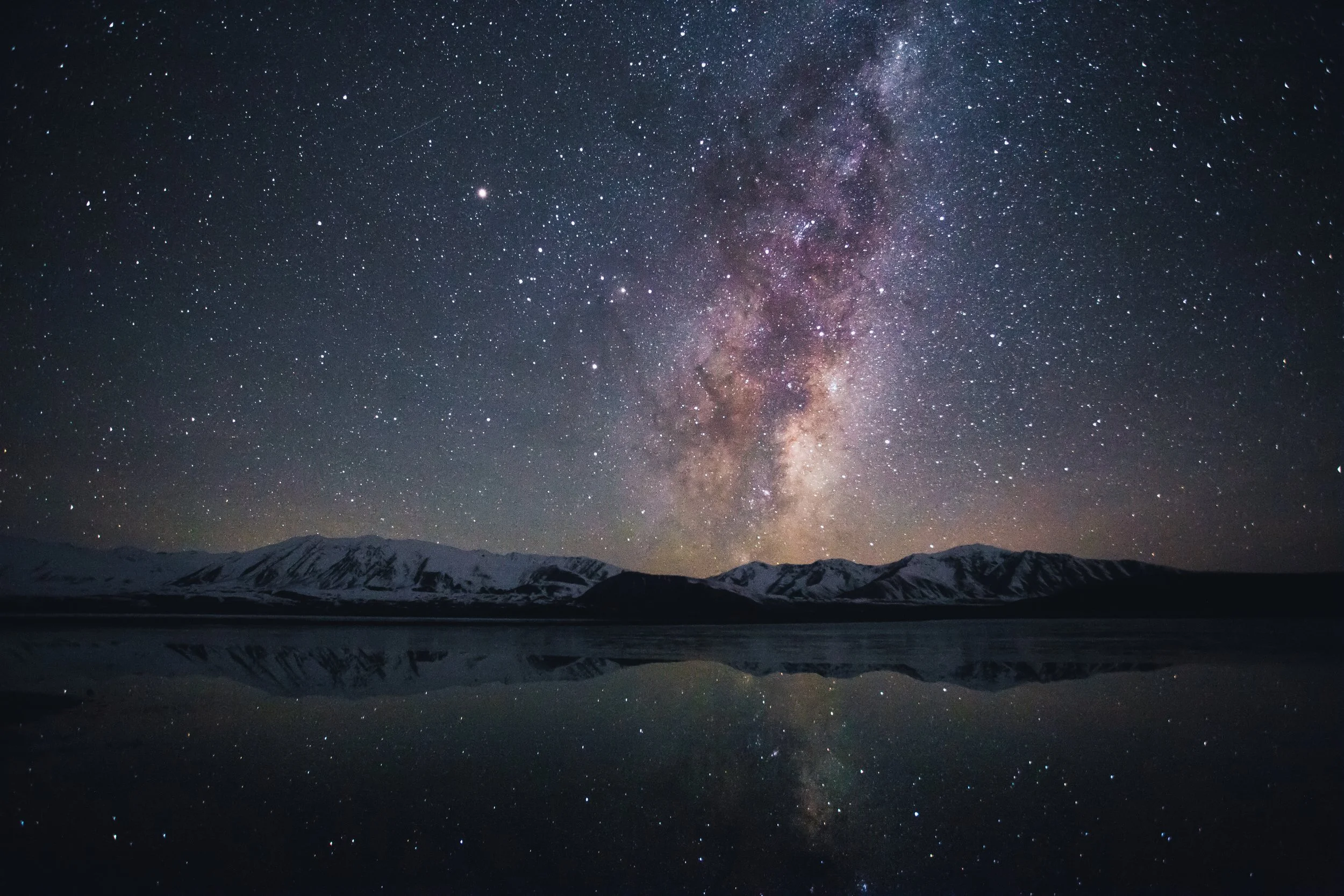 Milky Way over the Southern Alps, New Zealand