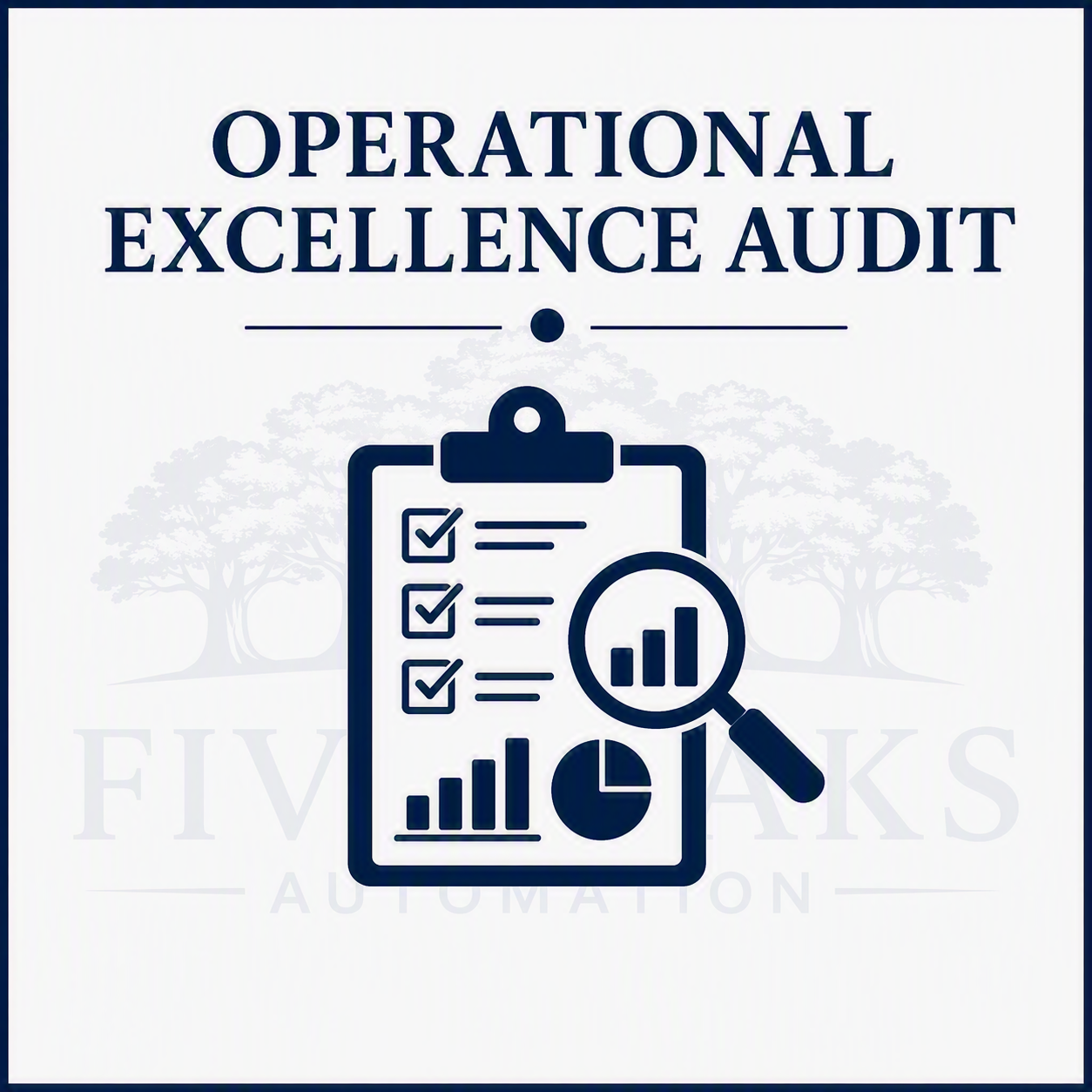 Operational Excellence Infographic at Five Oak Automation