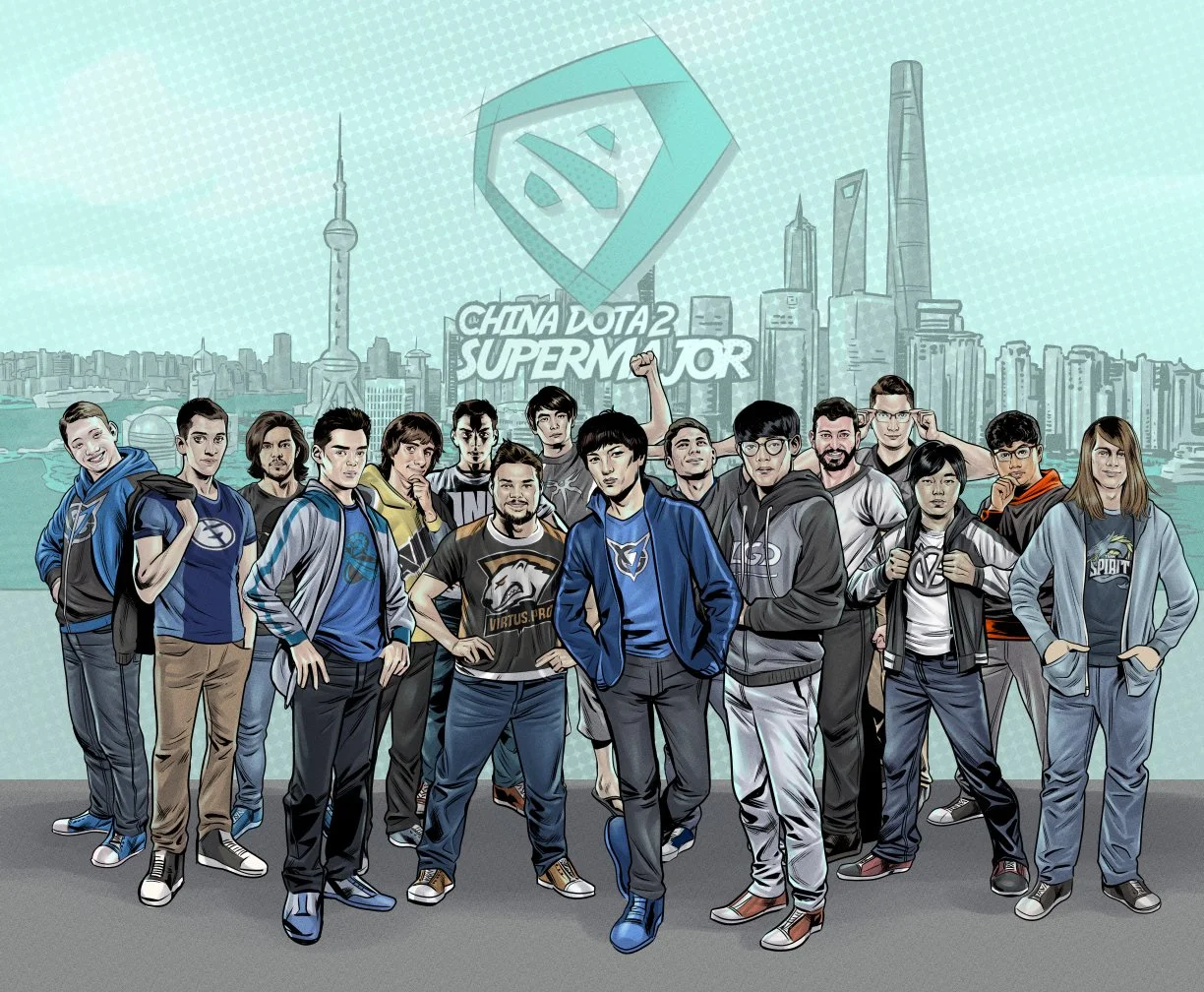 Dota 2 Supermajor "all"