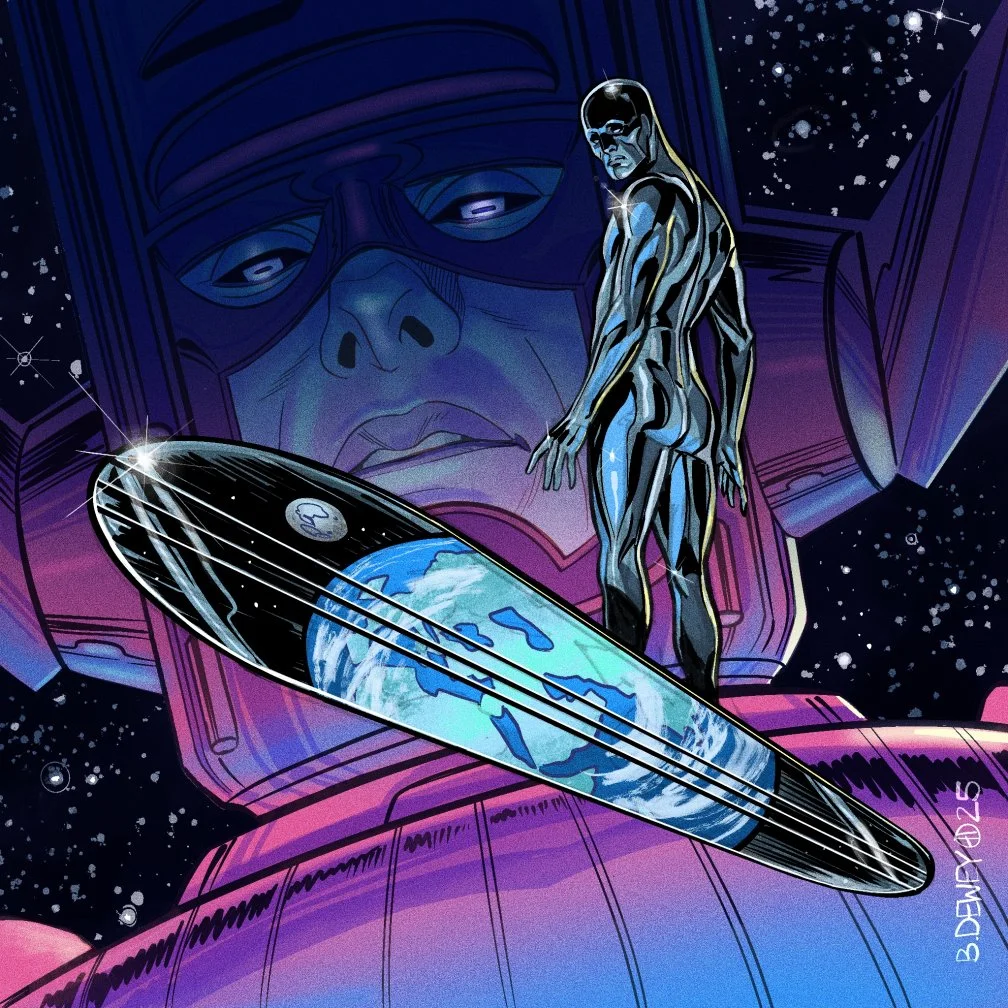 Silver Surfer and Galactus