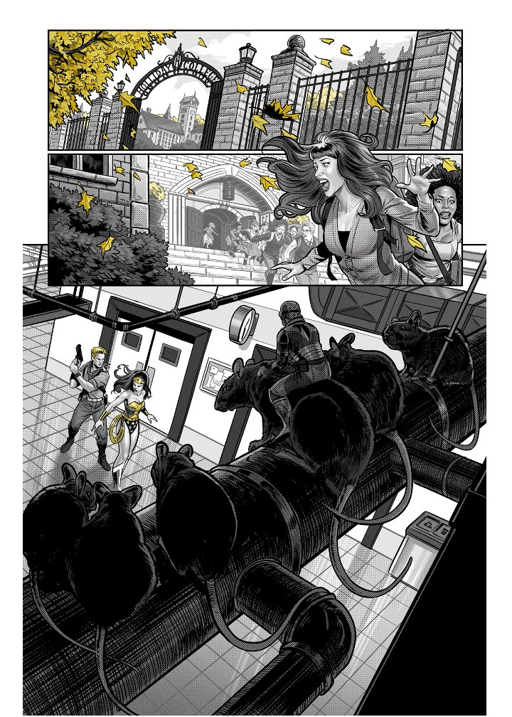 Wonder Woman: Black, White and Gold