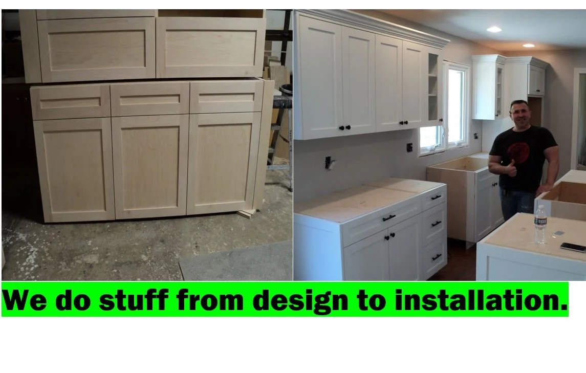 Custom cabinetry. Kitchen cabinets made of solid  wood and satin , water base finish.
#bigjohnsco #CustomFurniture #MadeFromScratch #HomeRemodeling #KitchenRemodel #MadeFromScratch 
