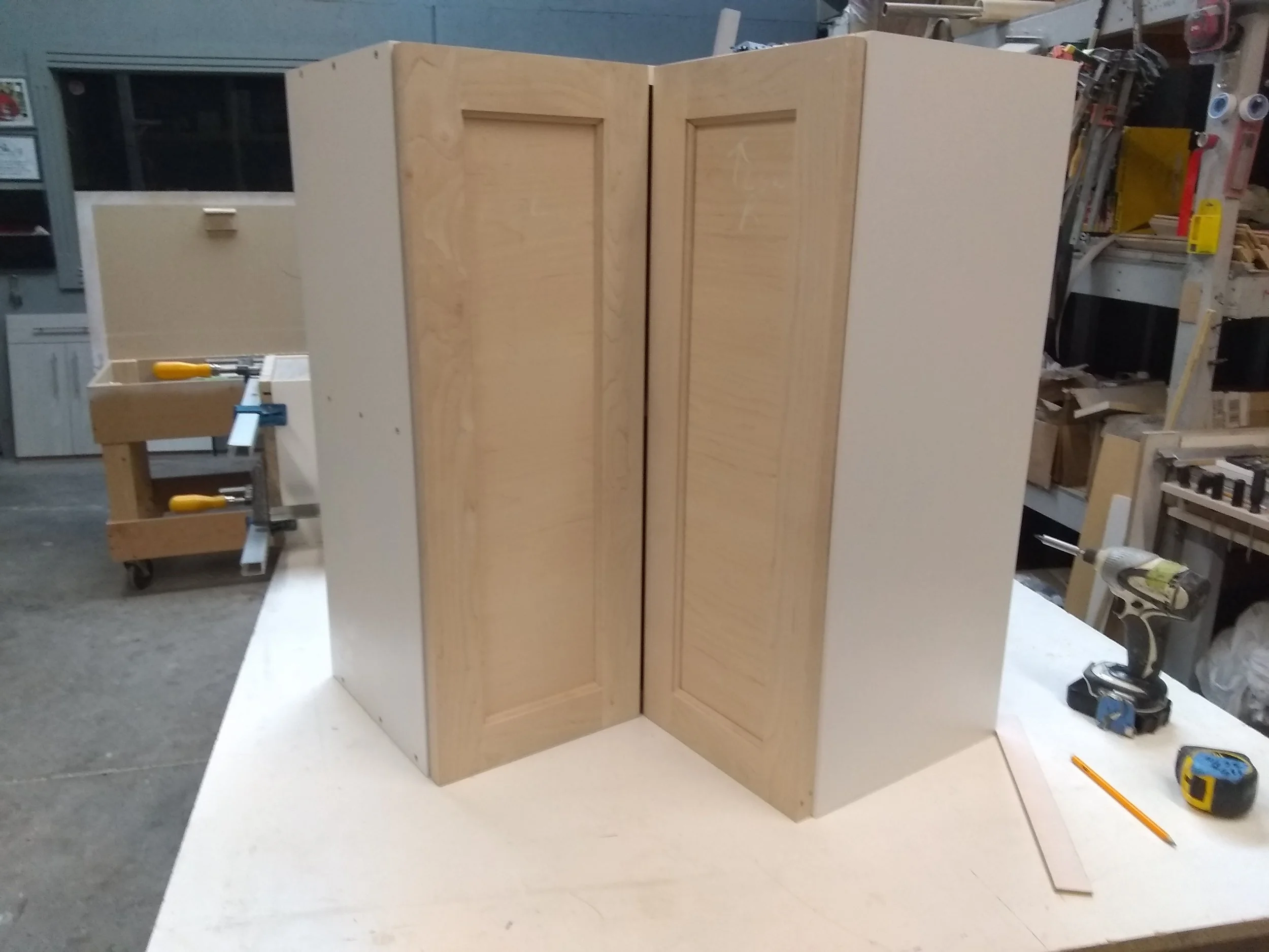 Custom-made solid maple cabinetry.
Custom cabinetry. Kitchen cabinets made of solid  wood and satin , water base finish.
#bigjohnsco #CustomFurniture #MadeFromScratch #HomeRemodeling #KitchenRemodel #MadeFromScratch 