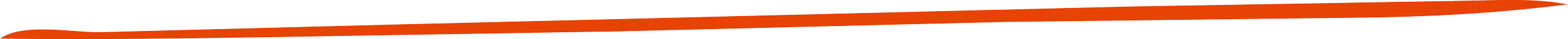 A red and orange pencil with a pointed tip
