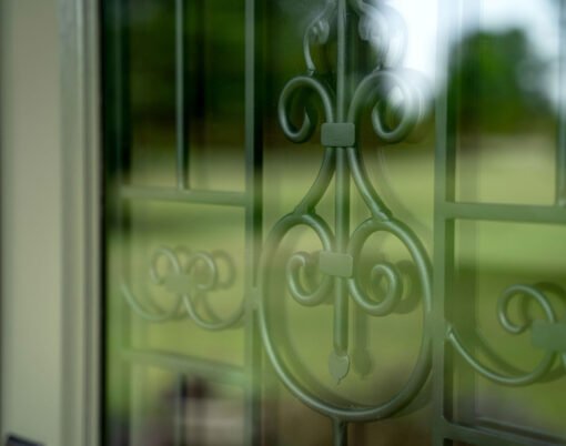 Wrought Iron Glass