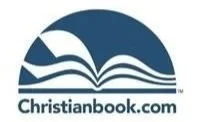 Logo for Christianbook.com featuring an open book with a stylized wave above it.