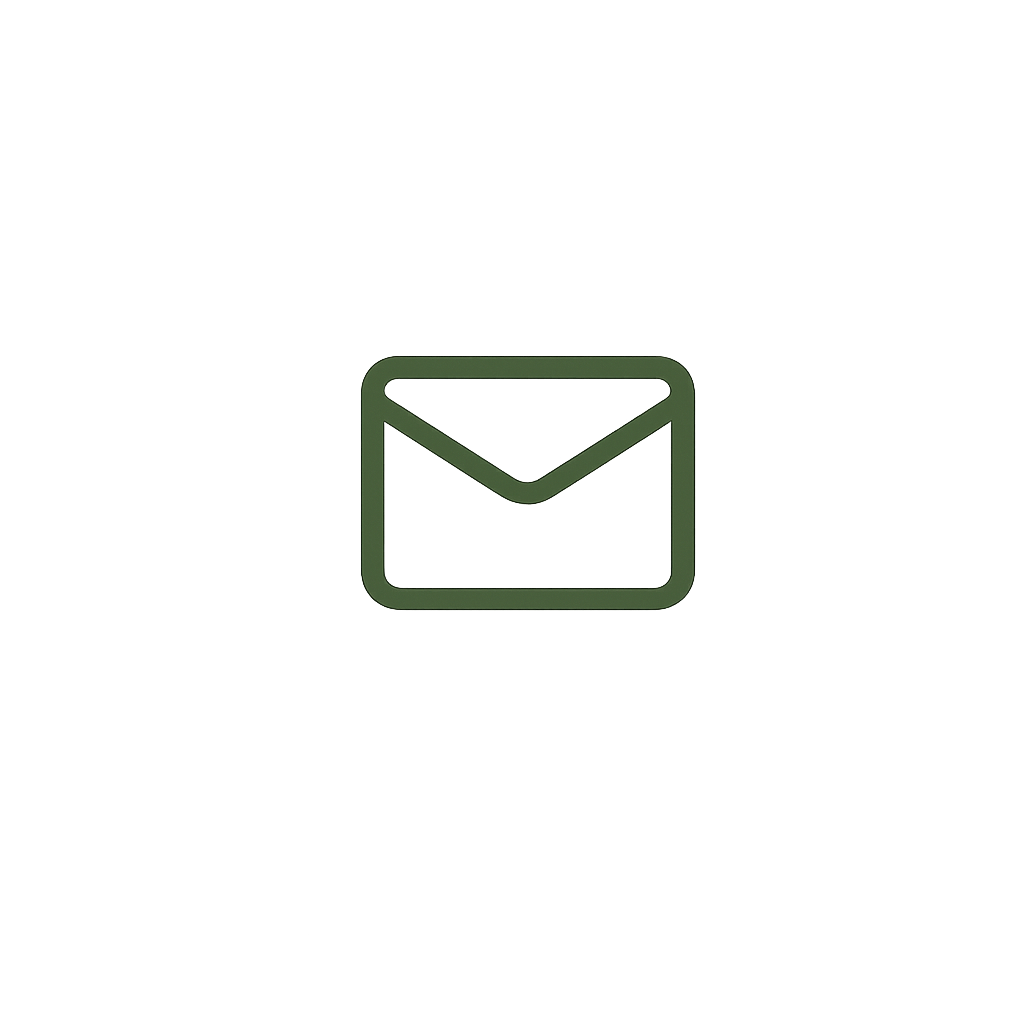 Envelope icon within a diagram of email or message communication, labeled 'Email' in bold black text.