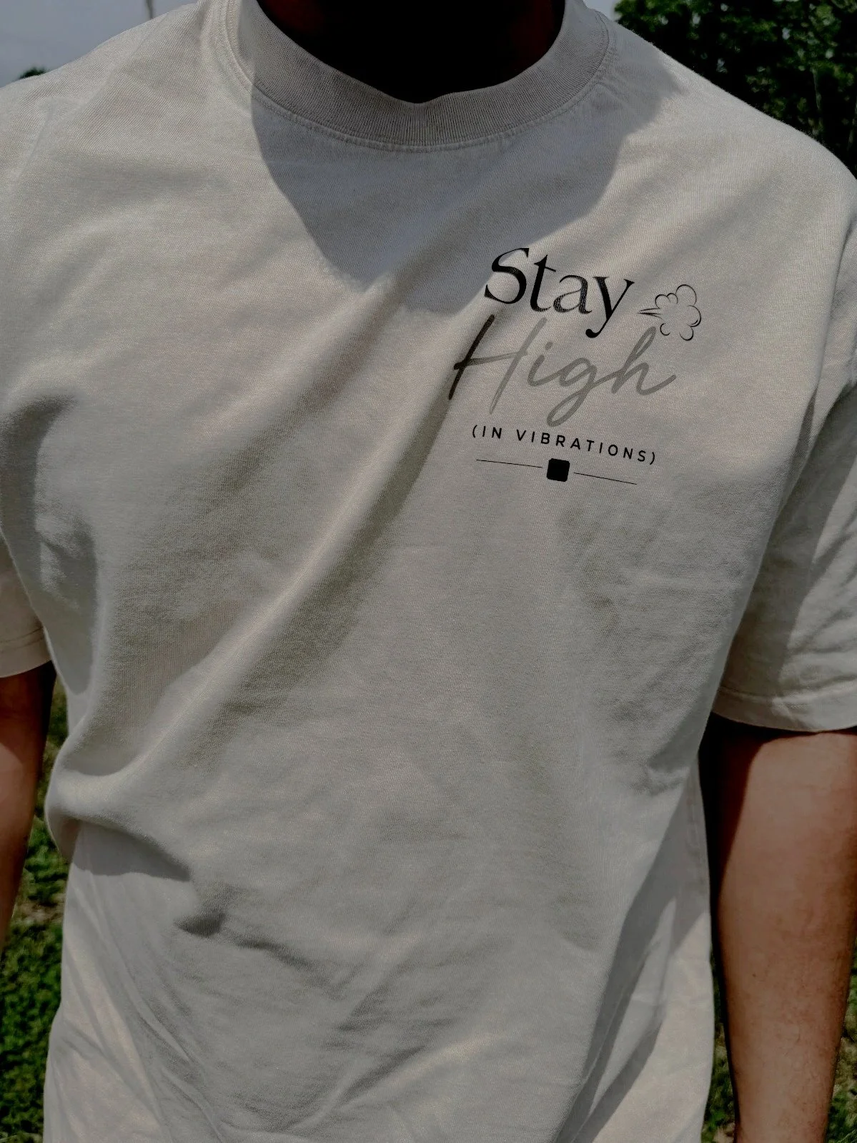 Stay High In Vibrations t-shirt — high vibration clothing and spiritual wellness apparel