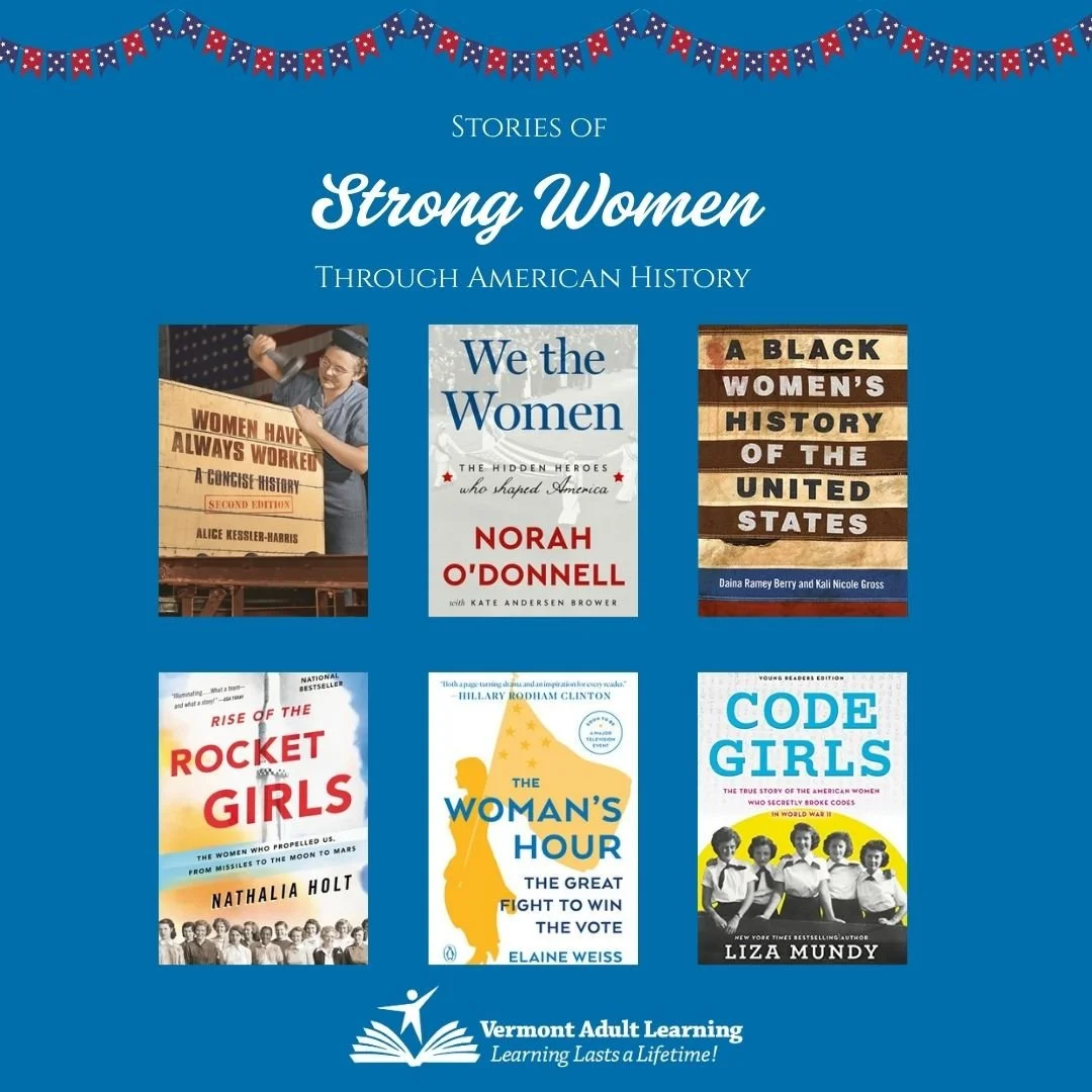 Happy Women’s History Month! Celebrate this month by reading about strong women through American history. Here are some titles suggested by our staff:

Women Have Always Worked: A Concise History by Alice Kessler-Harris

We the Women by Norah O’Donne