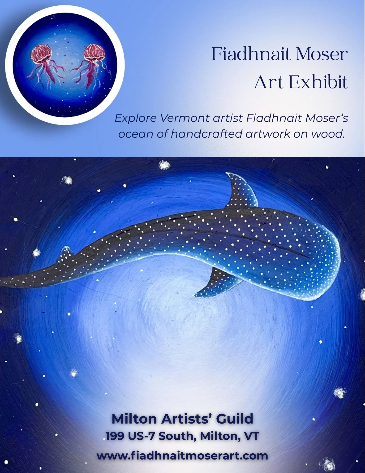 Art Gallery Flyer: Ocean Art Exhibit