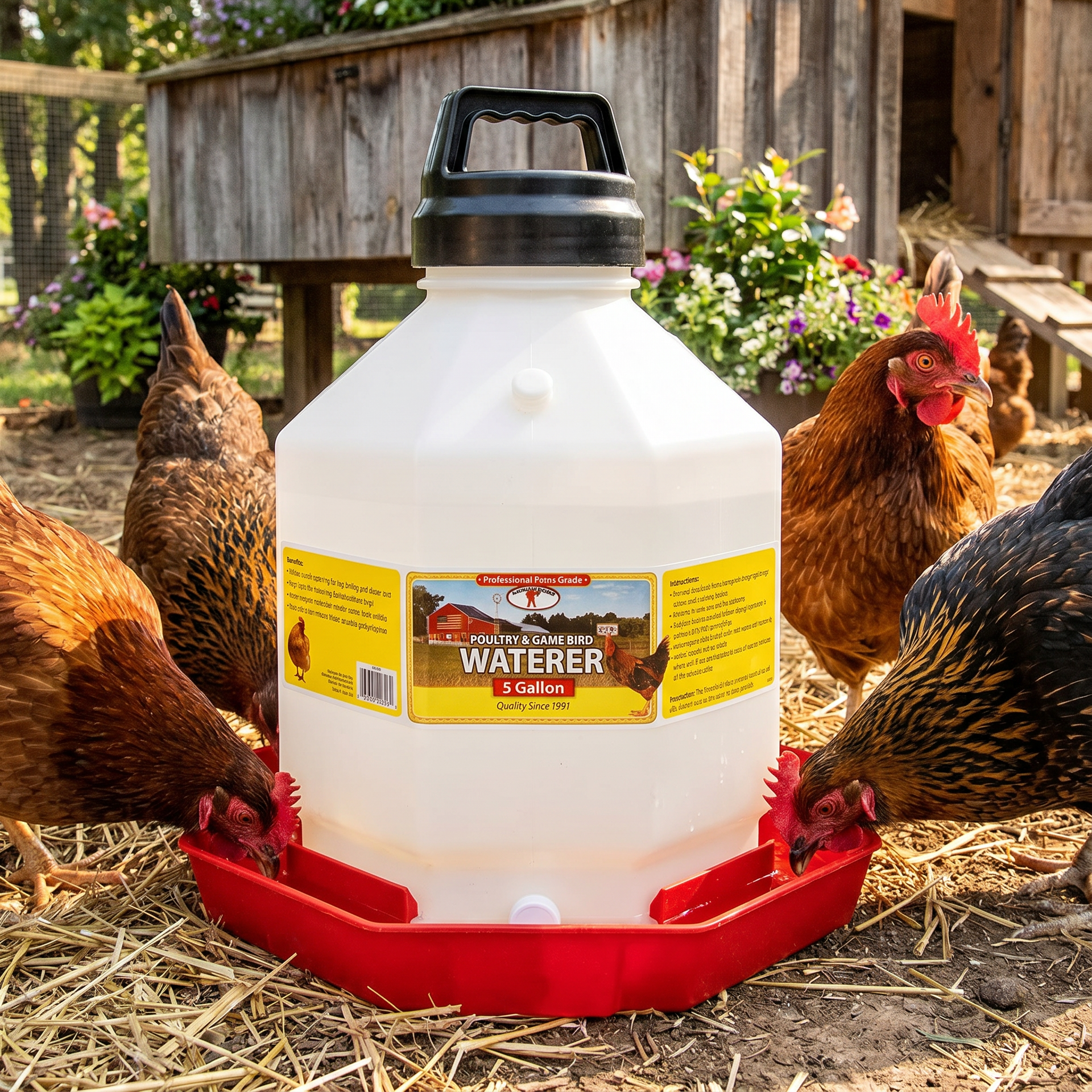 Little Giant Plastic Poultry Waterer