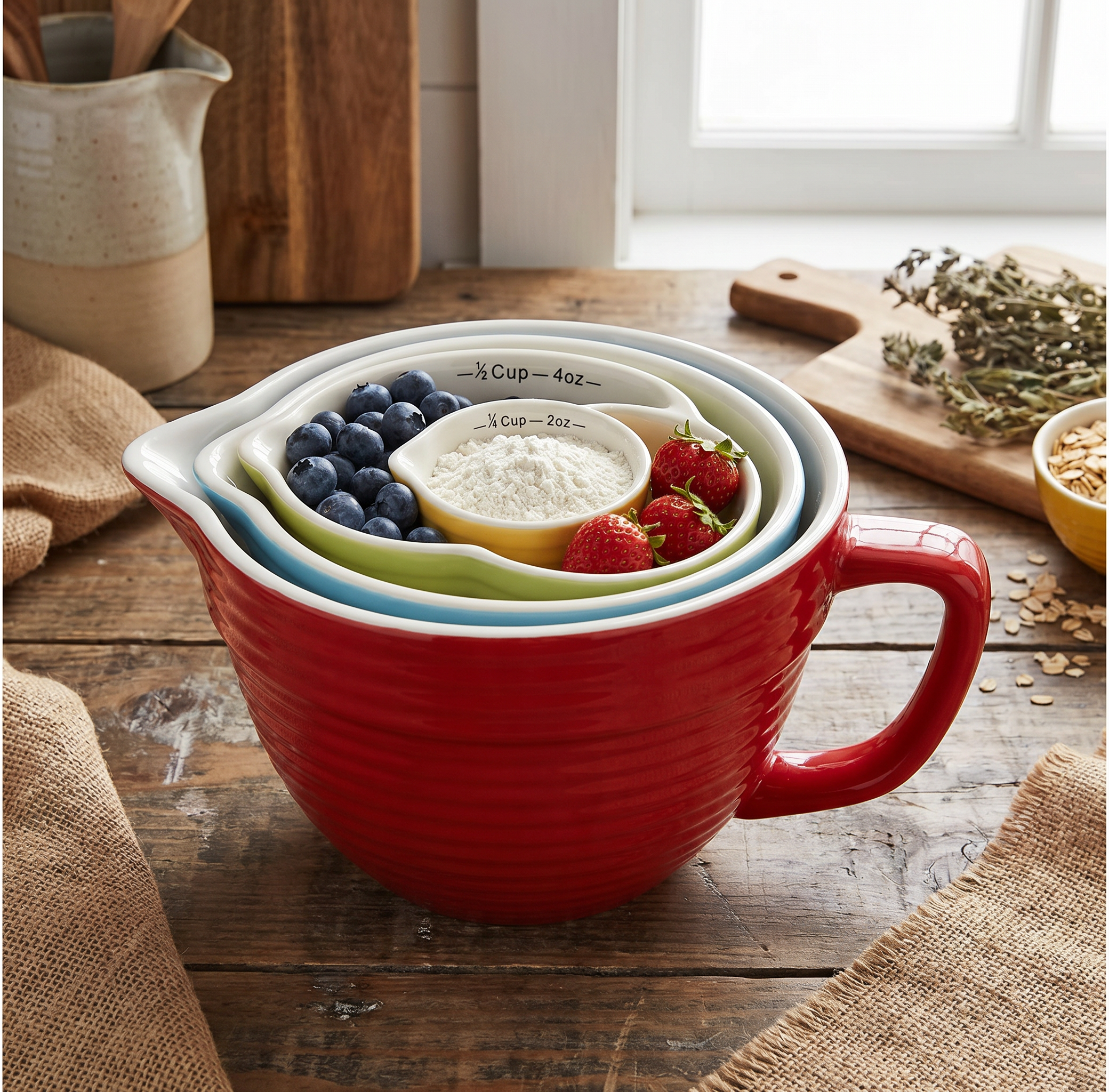 Co-Op Bowl Shaped Measuring Cups