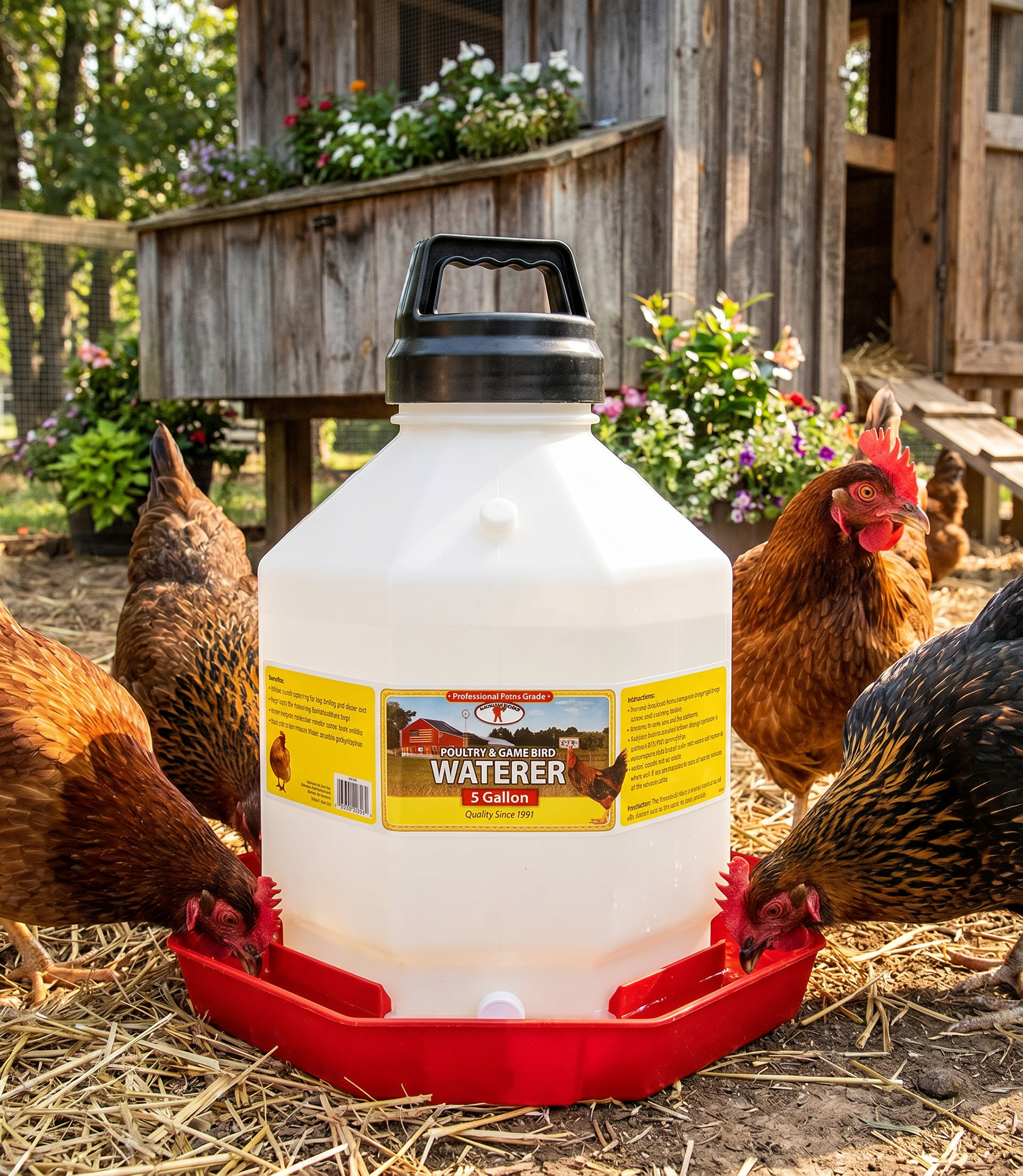 Little Giant Plastic Poultry Waterer