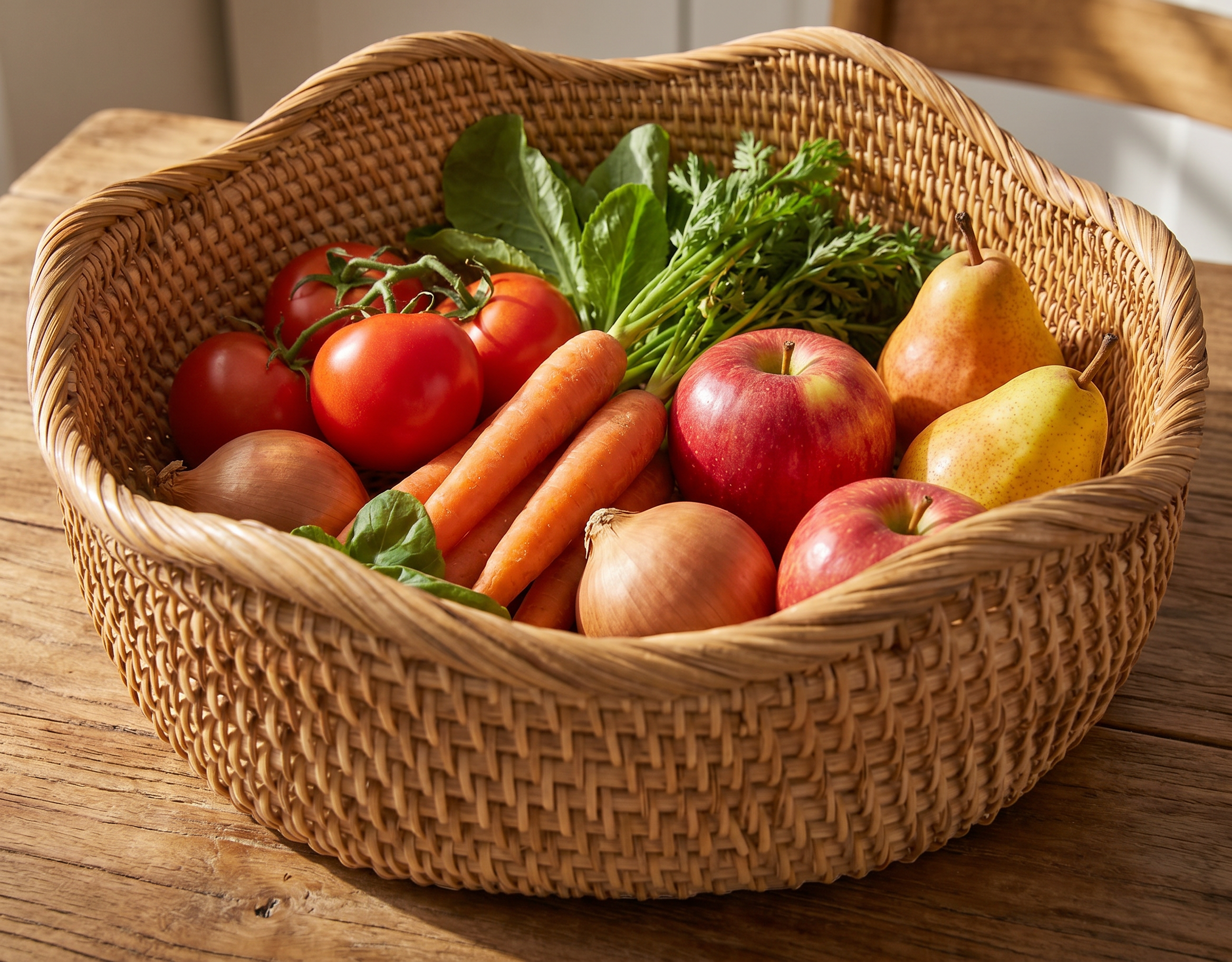 Handmade Rattan Bread Baskets