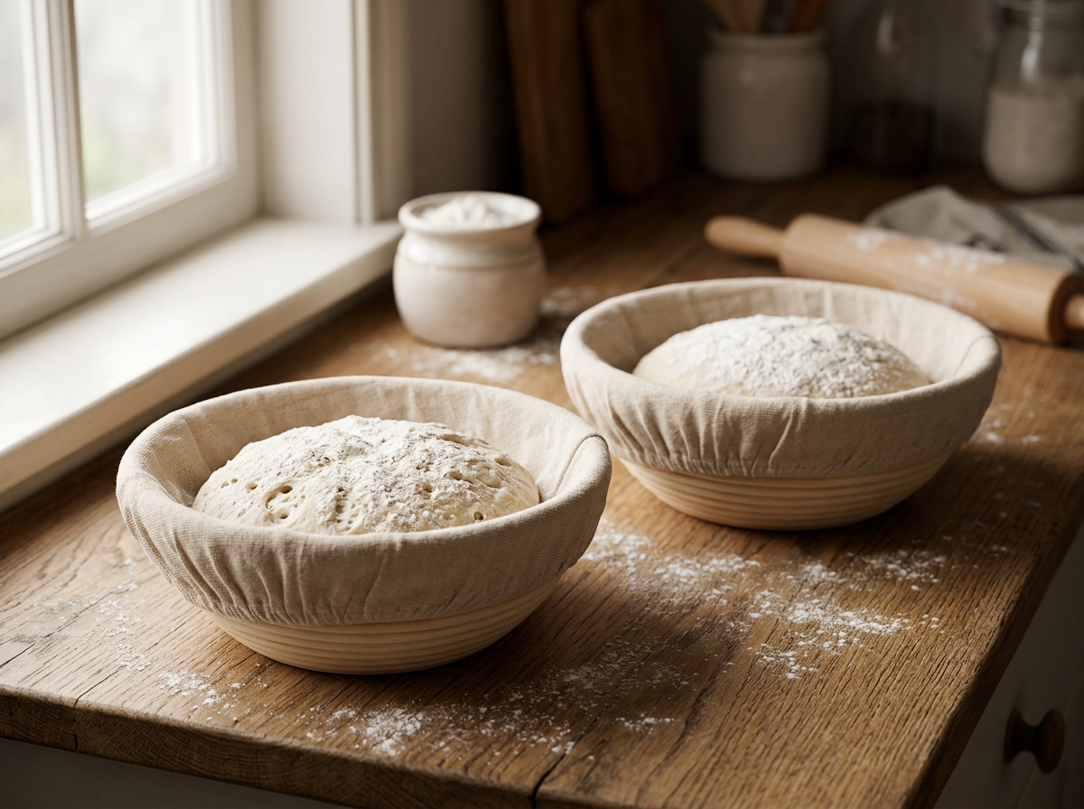 Bread Proofing Baskets Set of 2 8.5 inch 