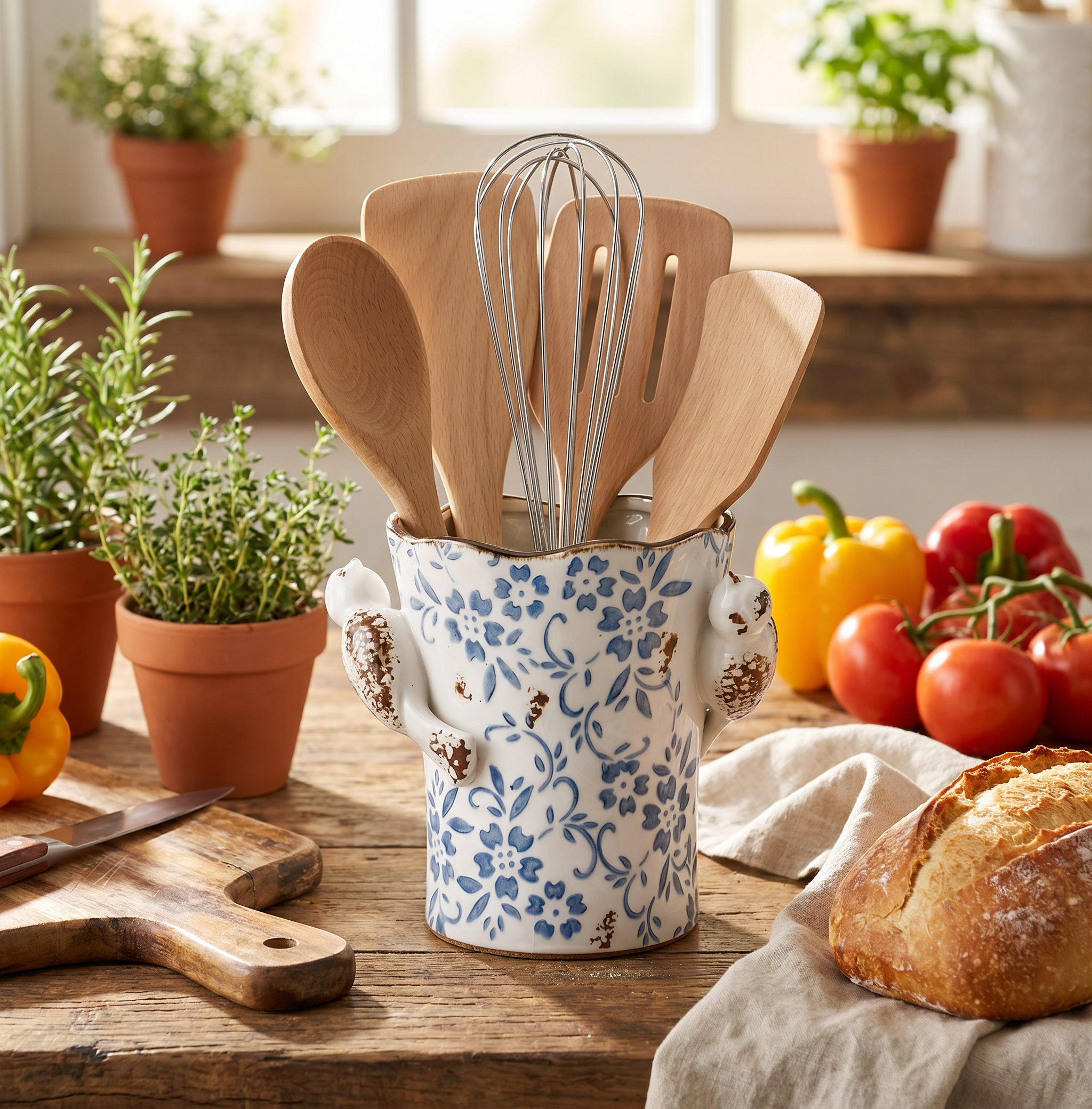 Utensil Holder for Kitchen Counter