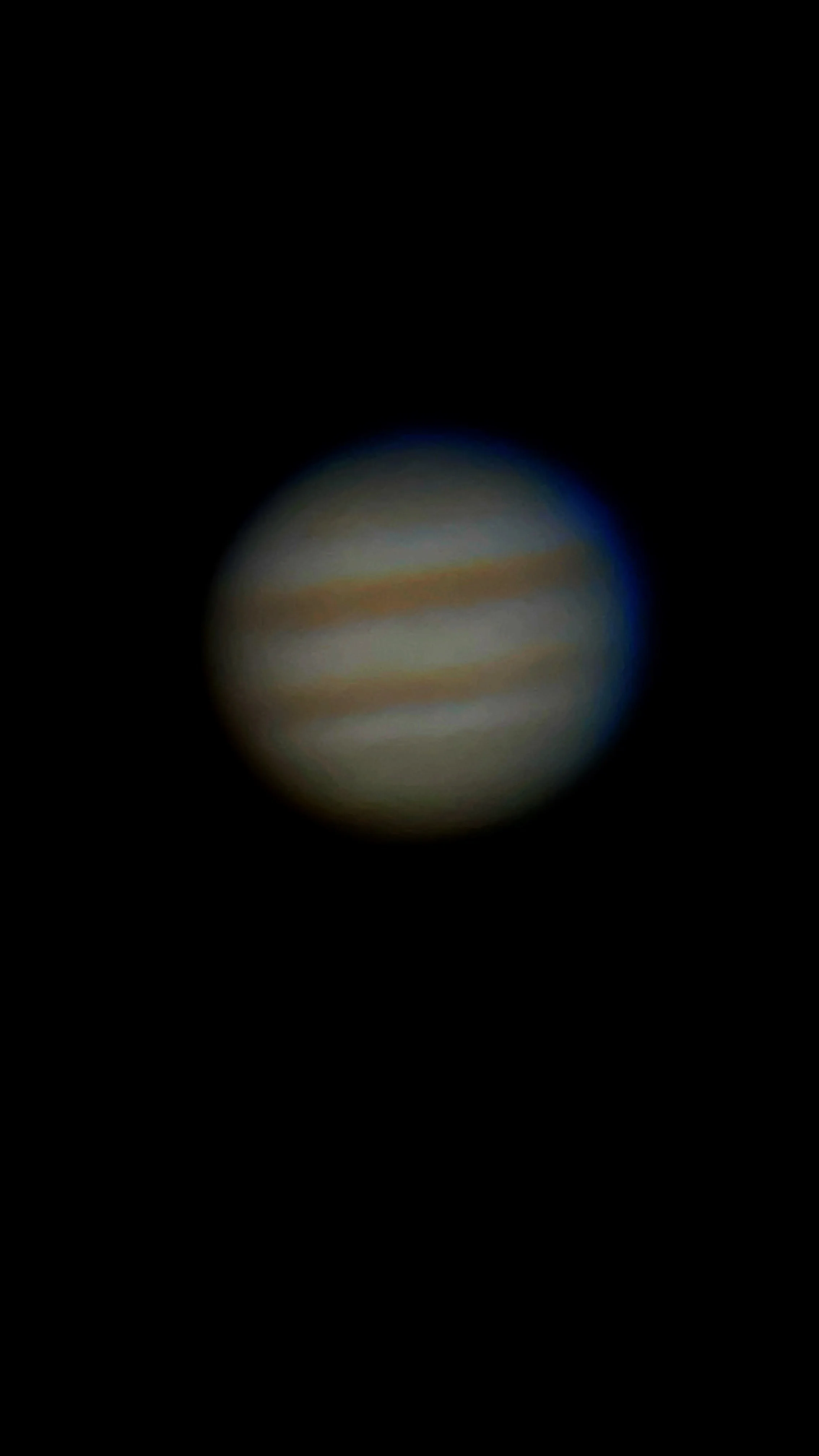 Planet Jupiter - 27 November 2024 • Captured using a 4mm Eyepiece / NexStar 8SE Telescope / IPhone 12