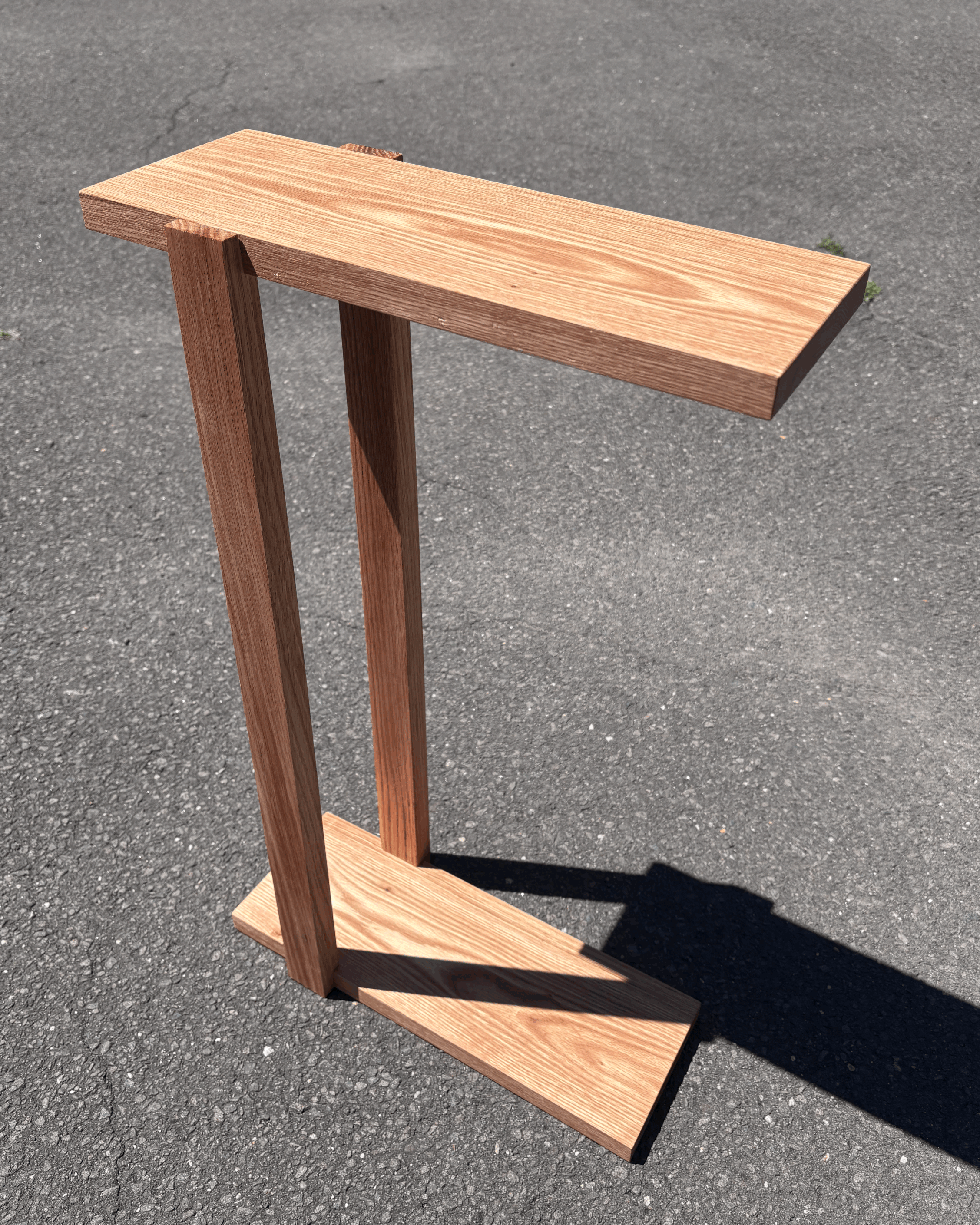 Red Oak C Couch Table