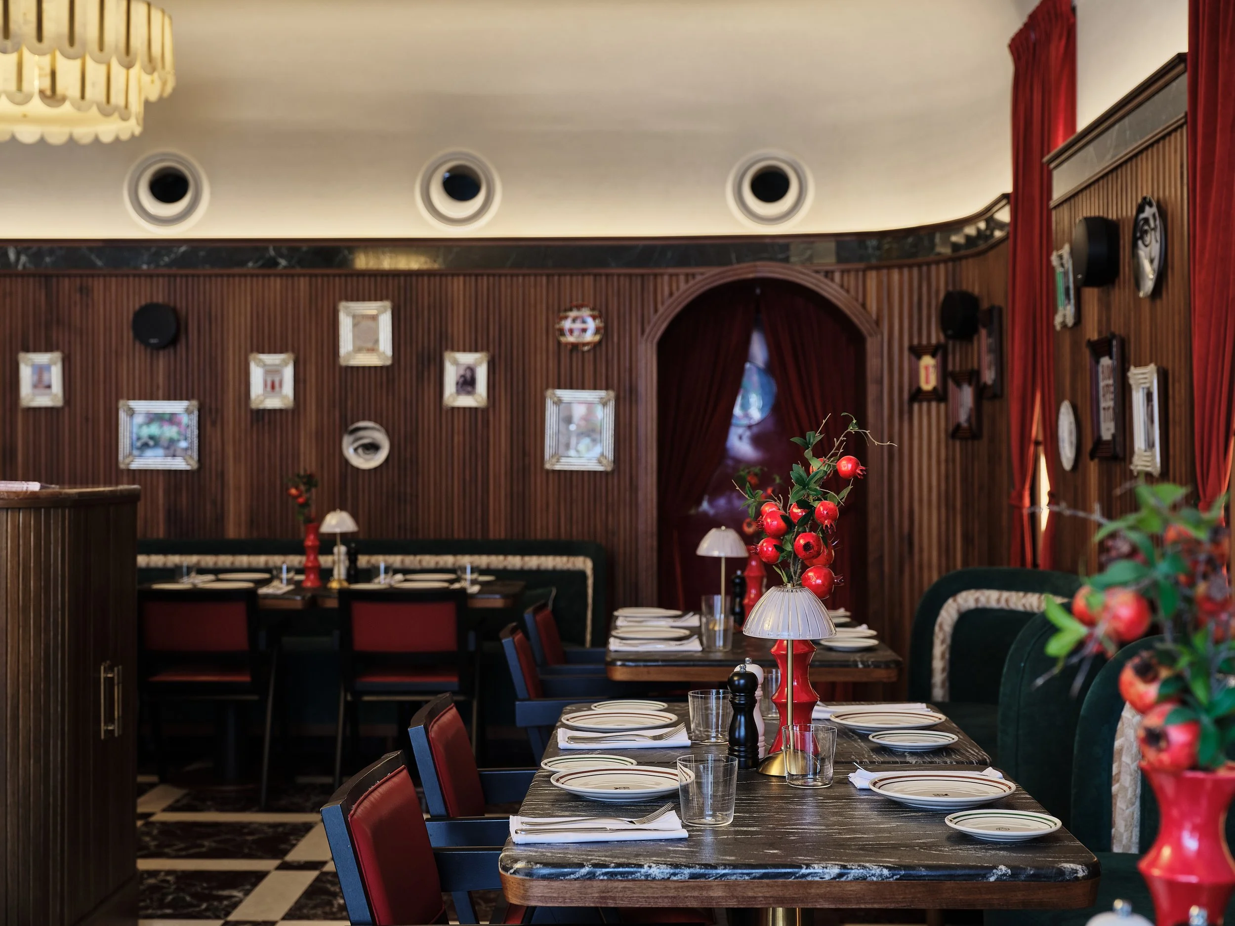 interior dining area