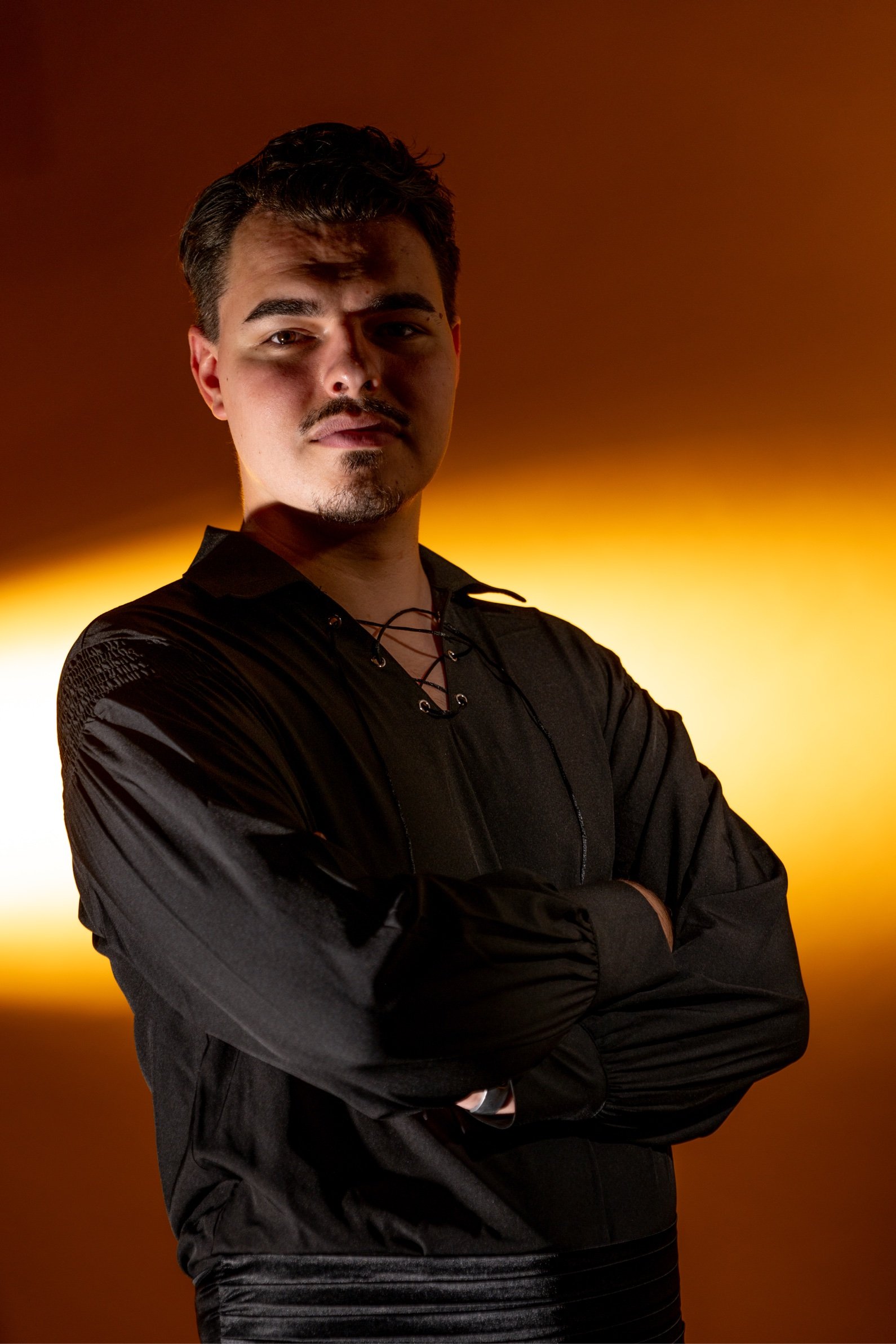Cinematic portrait of filmmaker Zach Miller