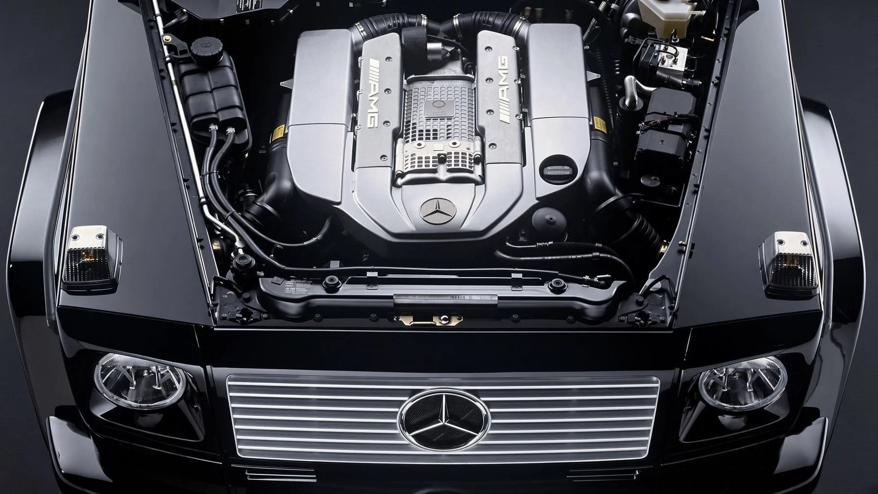 Mercedes-AMG M113K supercharged V8 engine – STUDIO MONOBLOCK G55 ground-up build