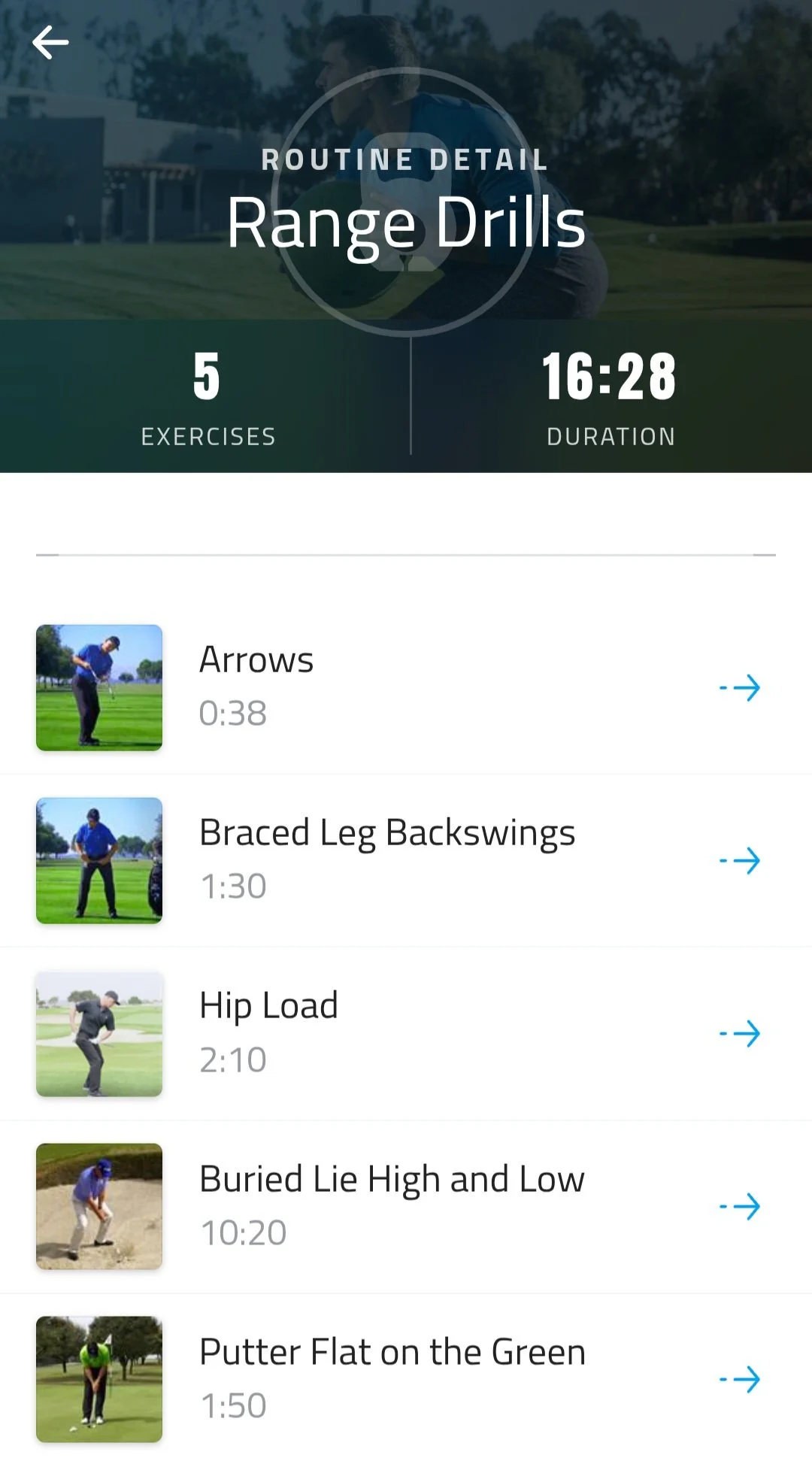 Programs can include drills to work on at the range. This helps reinforce the physical changes you do in the gym. 