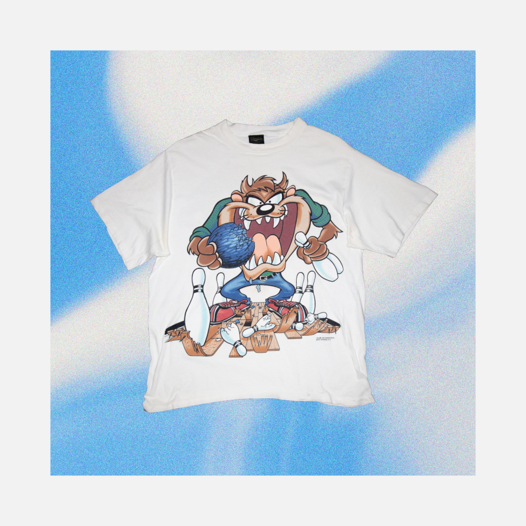 1995 Taz Pro Bowler Looney Tunes Vintage T-shirt