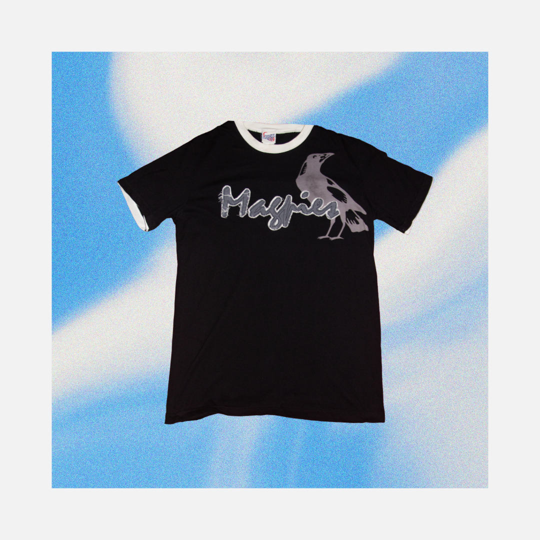 Official AFL Collingwood Magpies Ringer T-shirt