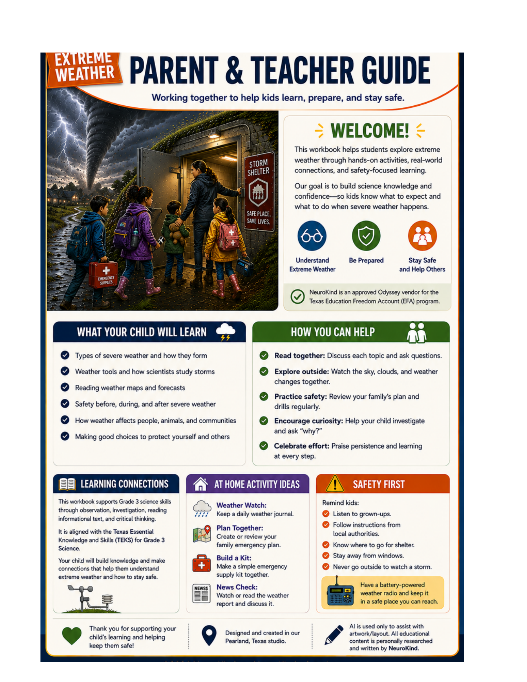 Extreme Weather Science Workbook | Grade 3 | Digital PDF Download