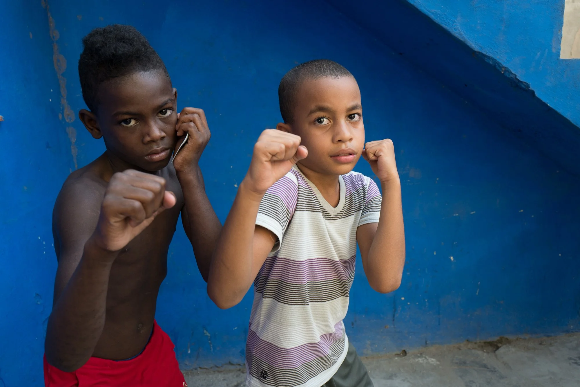Young boxers