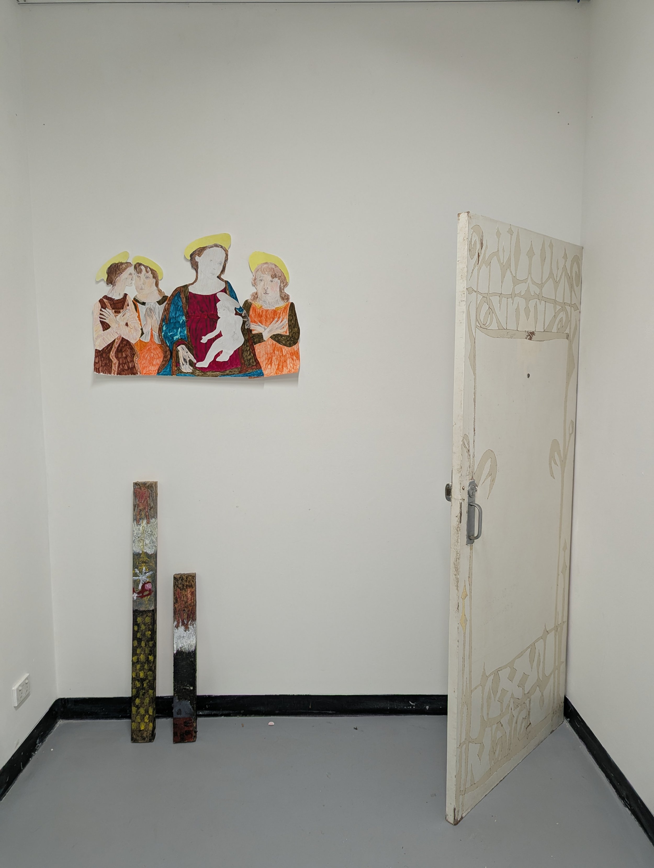 Display of multiple works