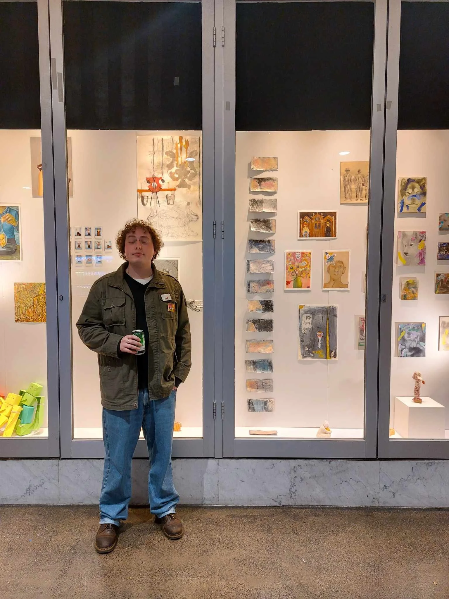 Me :-) Stood next to a display of my '15 Cans'