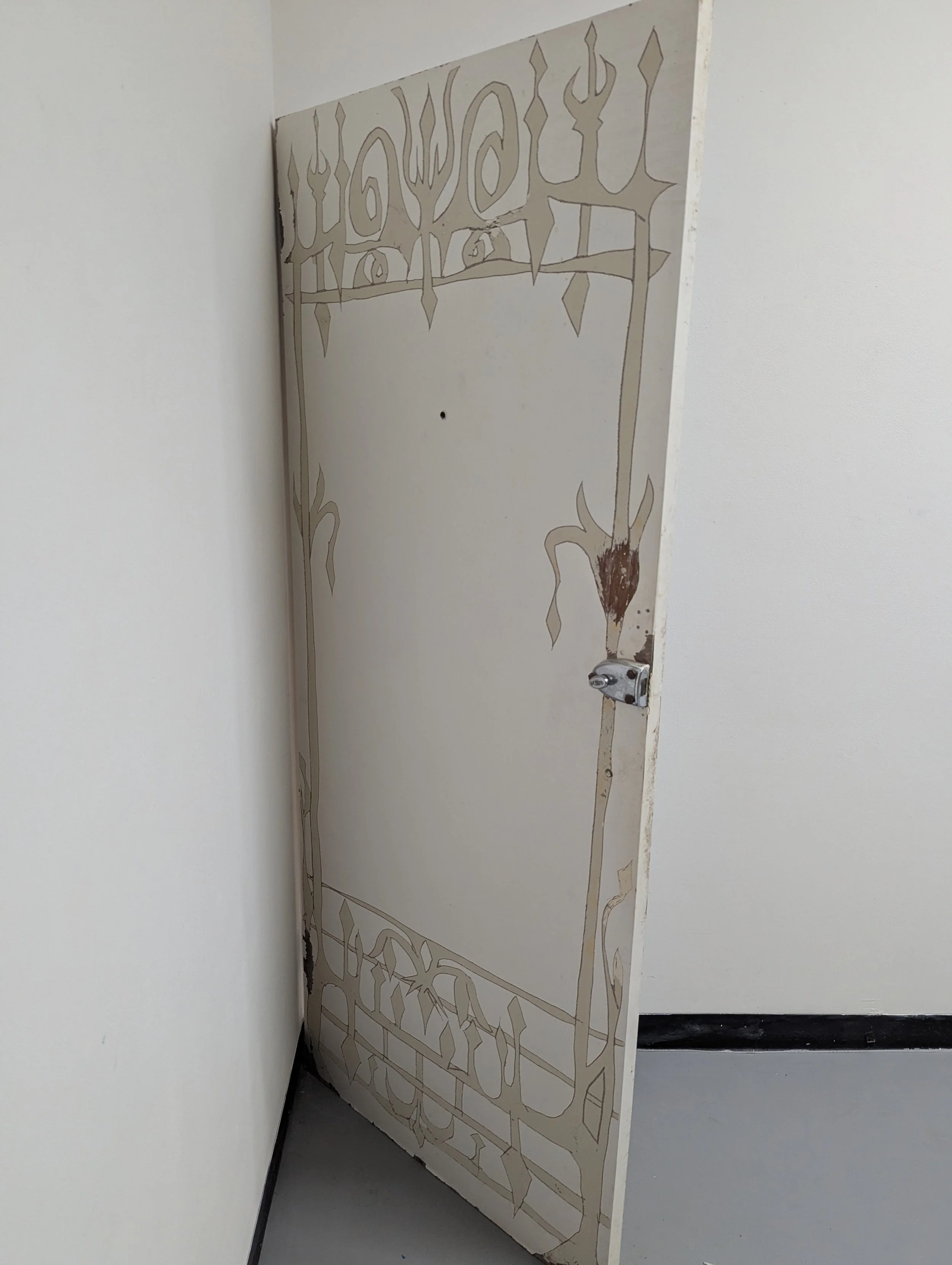'Gate, Side 2' - 
Carved Wooden Door