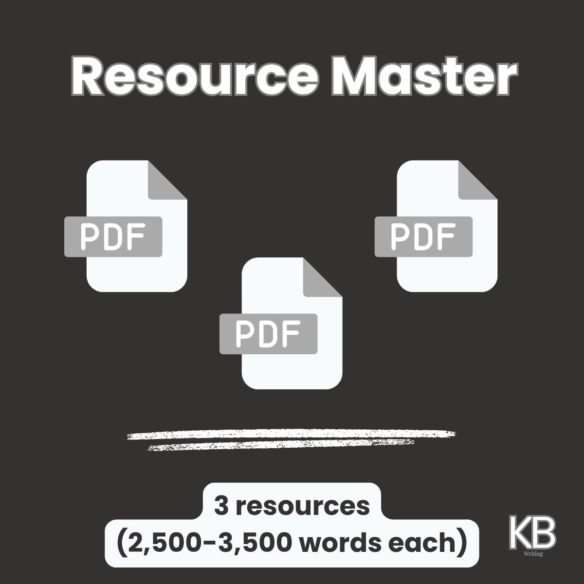 Resources Master (3 Resources)