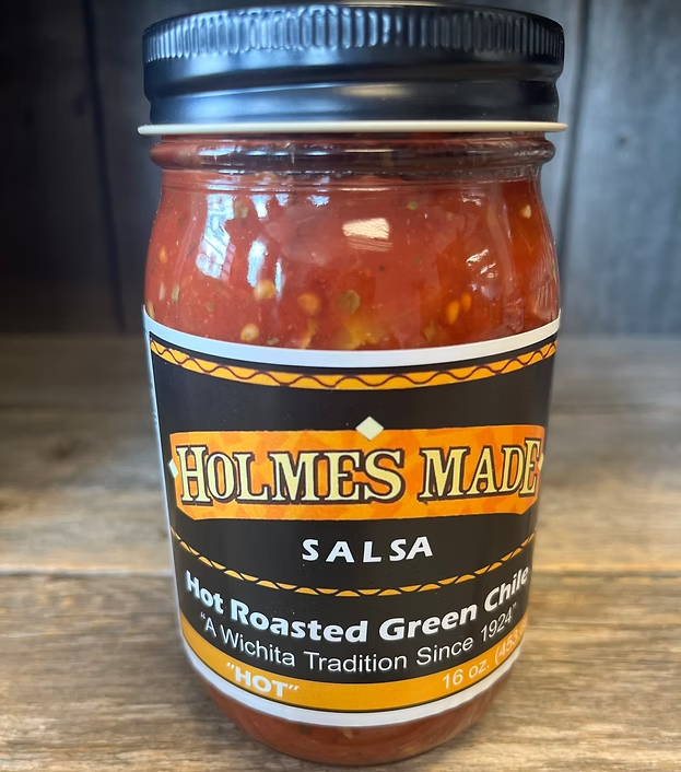 Hot Roasted Green Chile 16 oz